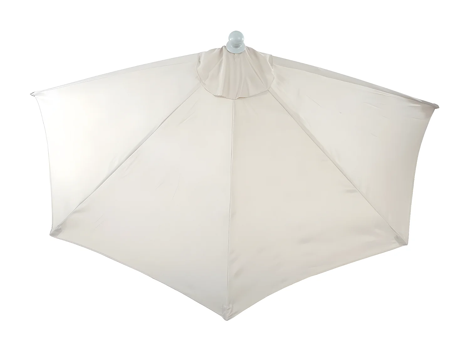 Housse pour parasol semi-circulaire Lorca,  crème
