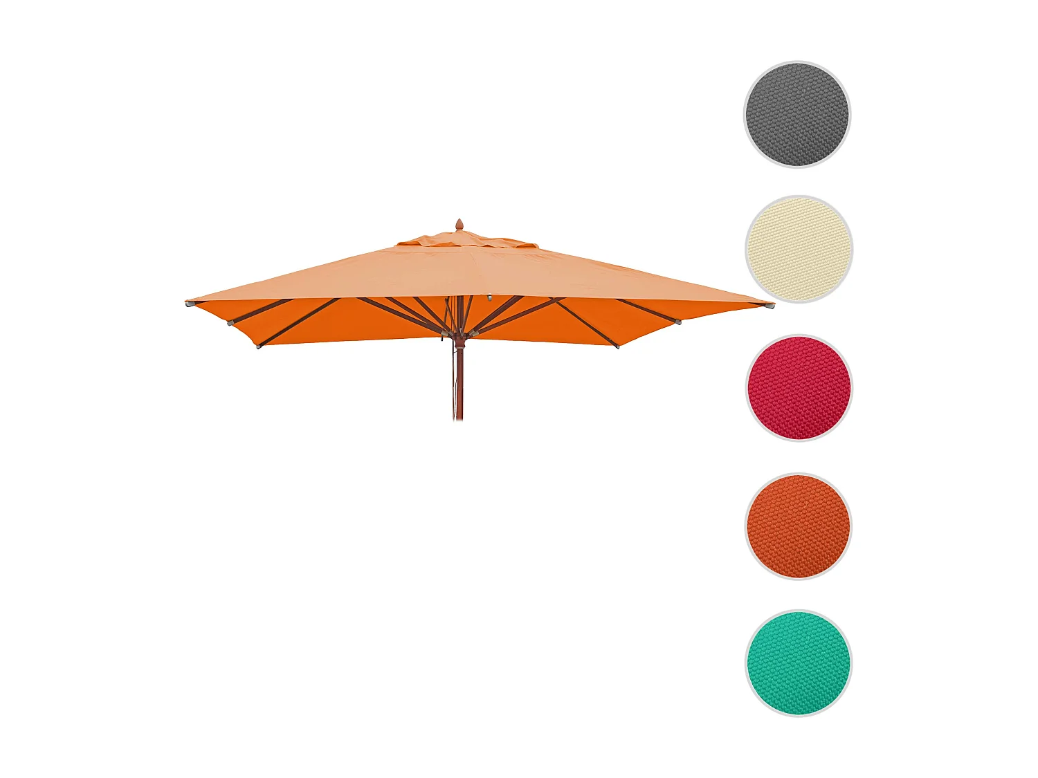 Cobertura de substituição para o guarda-chuva MCW-C57 II,  terracota