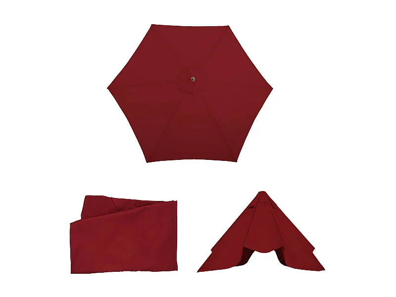 Wymienny pokrowiec do parasola biegowego Lisbon III,  bordeaux
