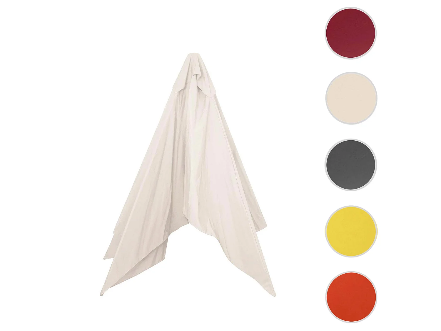 Vervangende hoes voor zonnescherm Lisbon I,  crème