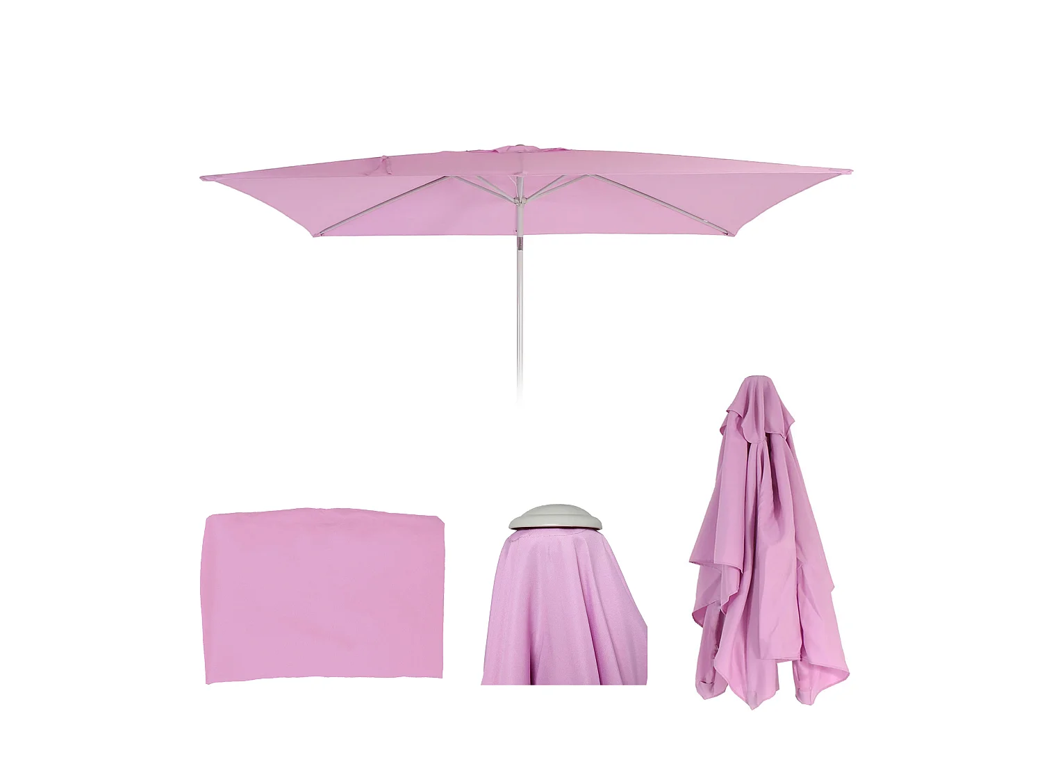 Toile de rechange pour parasol Castellammare,  lilas