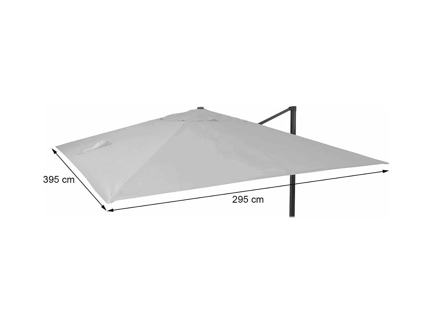 Housse de rechange pour parasol MCW-A96 3x4m,  violet