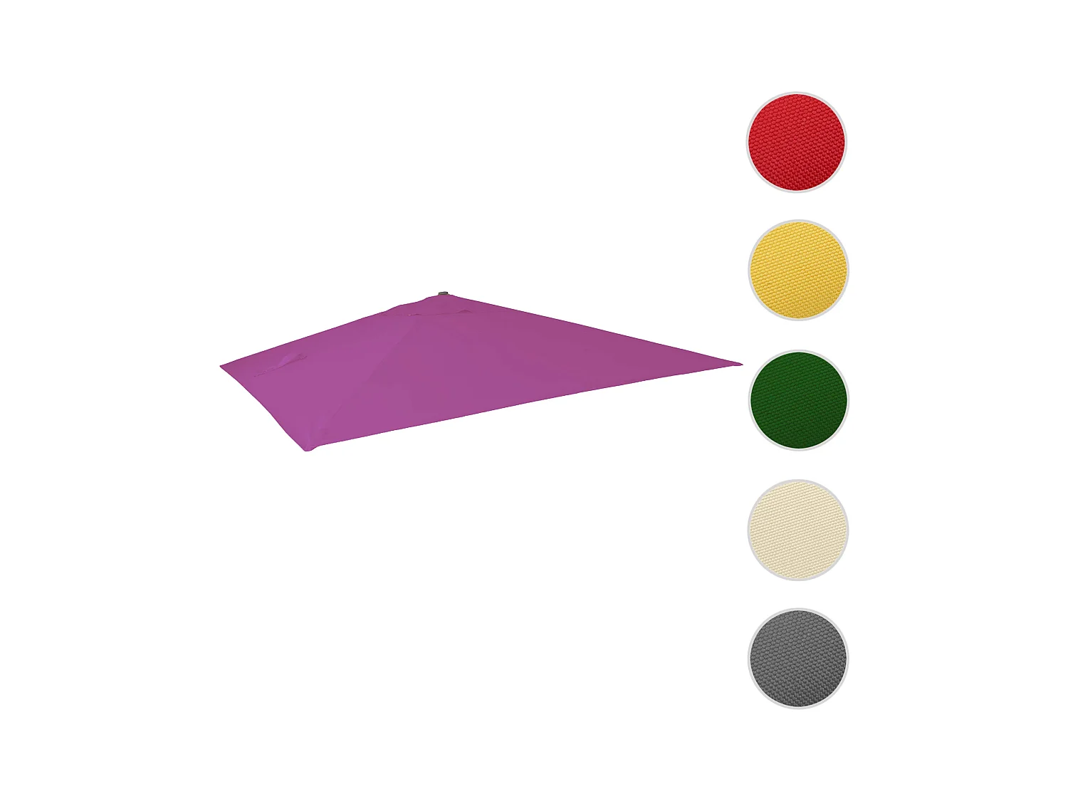 Housse de rechange pour parasol MCW-A96 3x4m,  violet