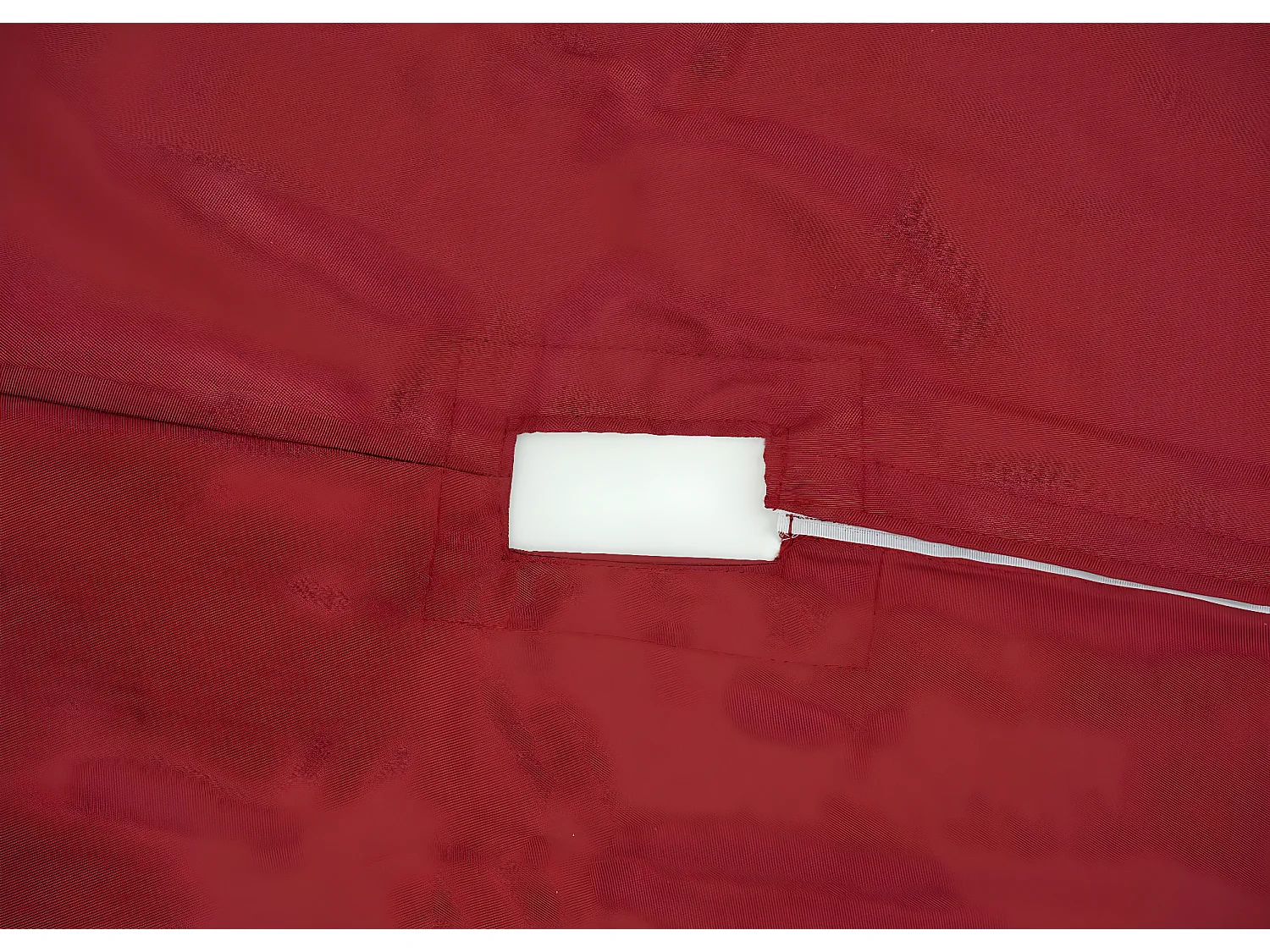 Telo copertura per ombrelloni rotondi decentrati a 8 stecche 3 m tessuto 220g/m² bordeaux