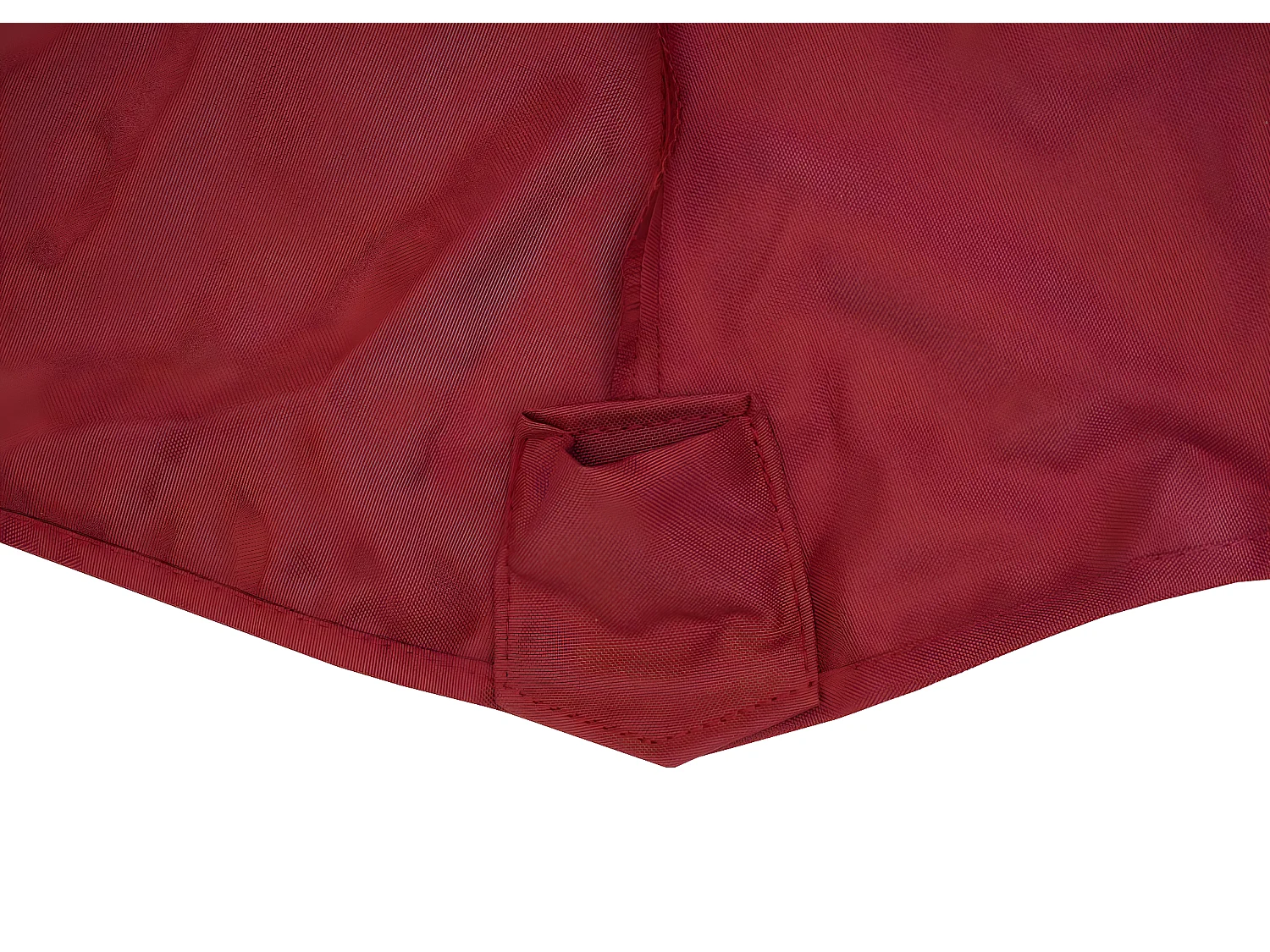 Telo copertura per ombrelloni rotondi decentrati a 8 stecche 3 m tessuto 220g/m² bordeaux