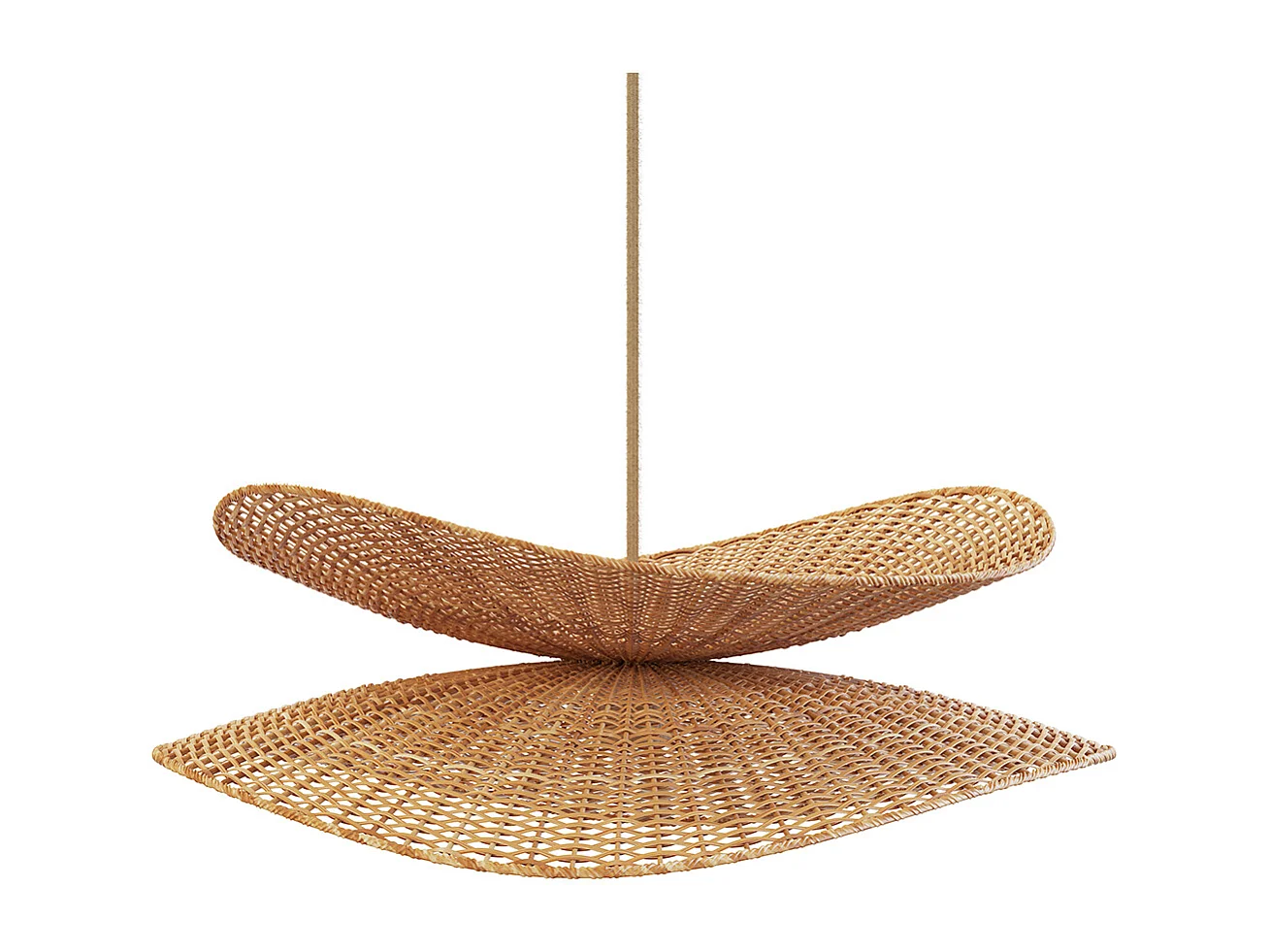 Hängelampe aus Rattan - Boho Bali - Buju