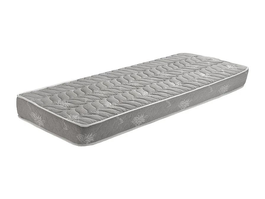 Lot de 2 Matelas 100x200 x 19,5 cm + 2 Alèses + 2 Oreillers Visco - une Face Soutien Ferme et une Face Soutien Très Ferm
