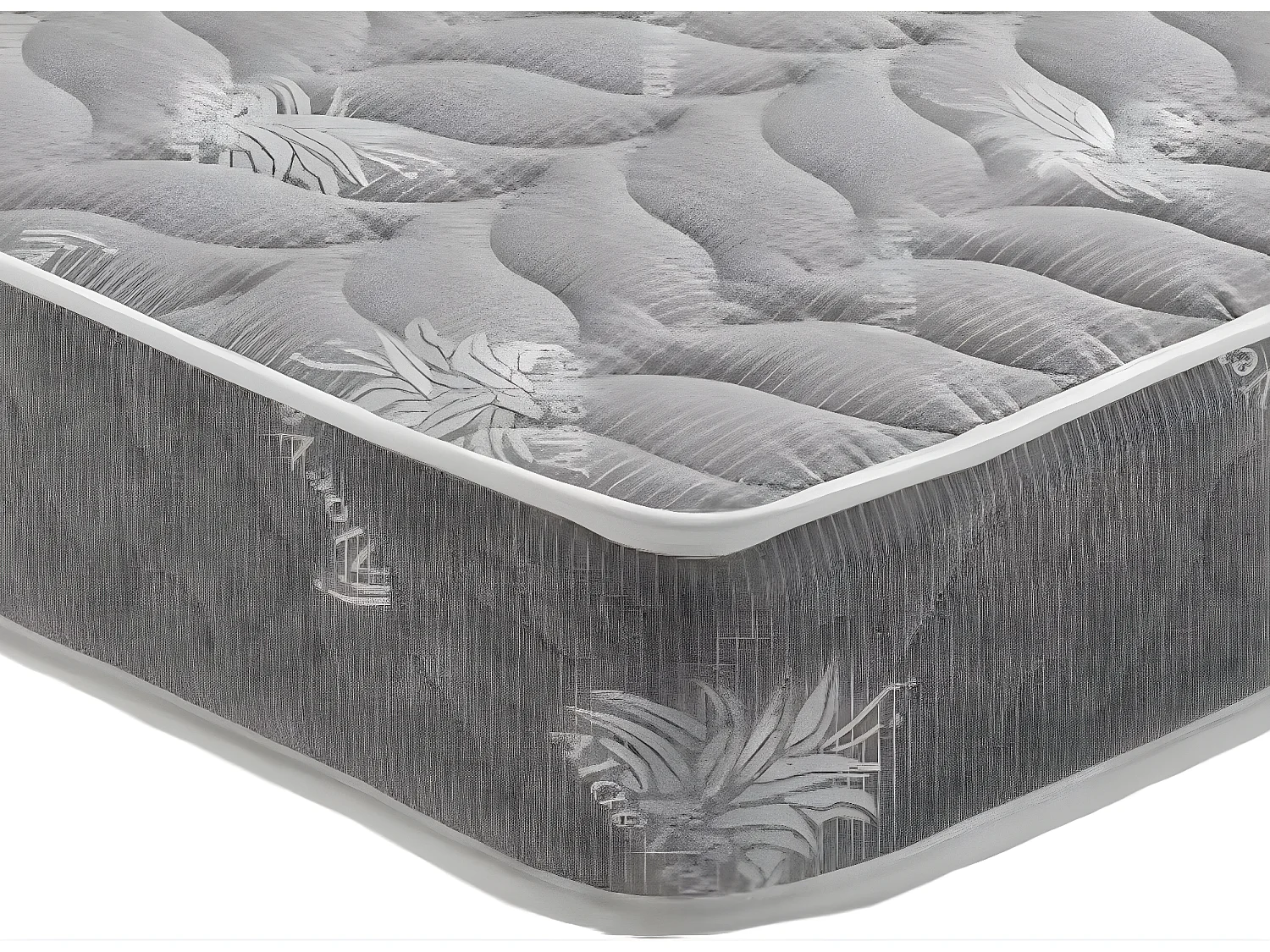 Matelas 120x200 x 19,5 cm + Oreiller Visco - Une Face Soutien Ferme et Une Face Soutien Très Ferme - Reference Nina - Ti