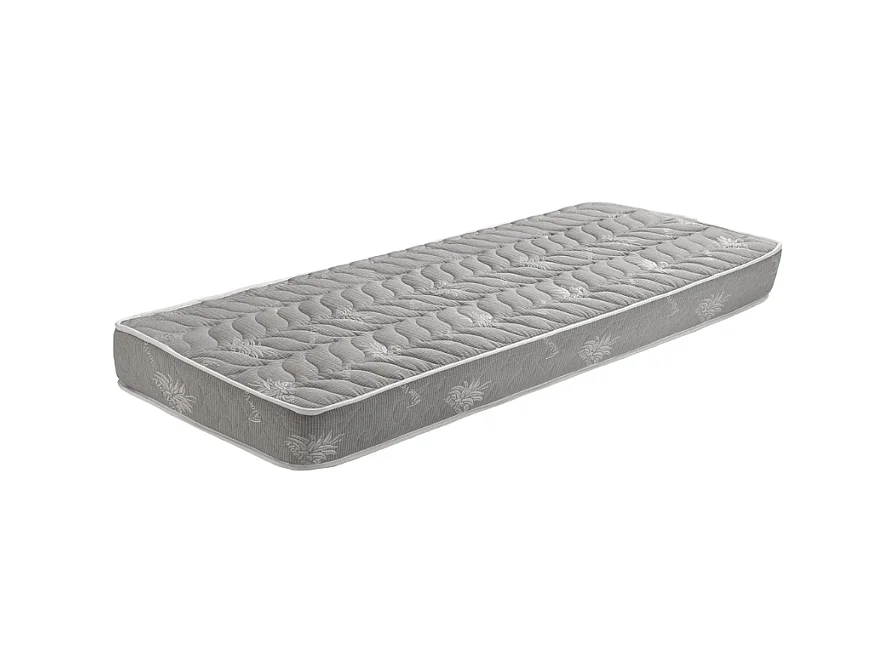Lot de 2 Matelas 80x190 x 18 cm + 2 Alèses + 2 Oreillers Visco - une Face Soutien Ferme et une Face Soutien Tres Ferme -