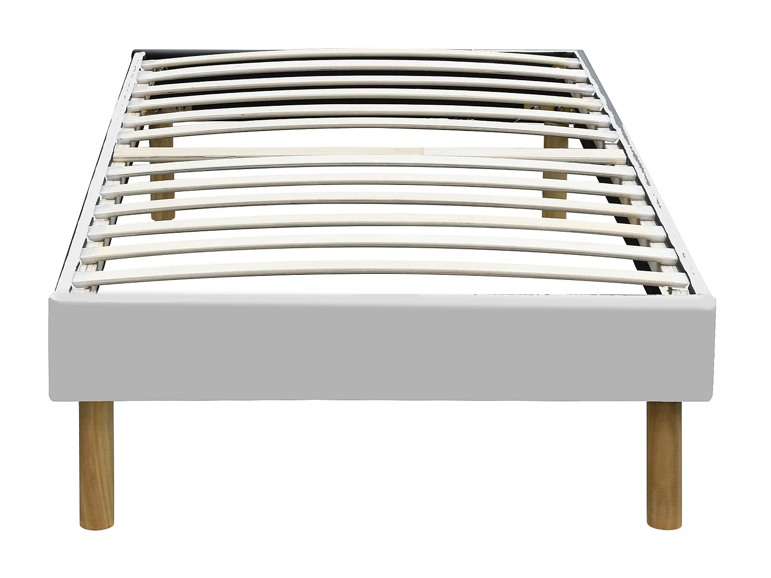 Matelas Alona blanc 120x190 ressorts mémoire de forme 80 Kg/m3 25,5 cm 5 zones confort moelleux