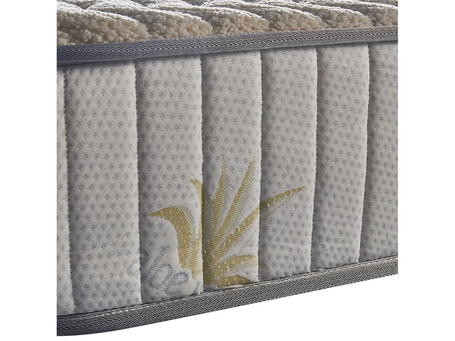 King of Dreams Matelas  80x190 x 22 cm - Très Ferme - Face Hiver Laine - ame rembourrage 100 % polesther - âme 100 % pol