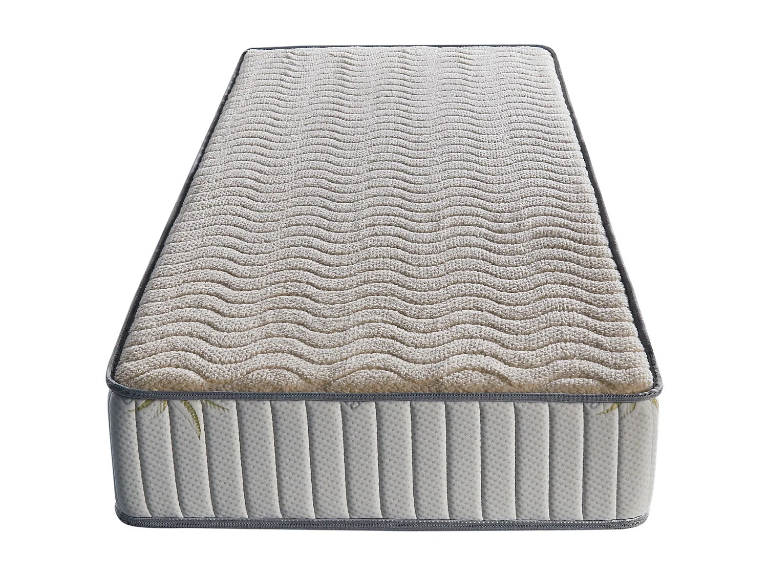 Lot De 2 Matelas 90x200x22 Cm-très Ferme-face Hiver -ame Poli Lattex Haute Densité-hypoallergénique