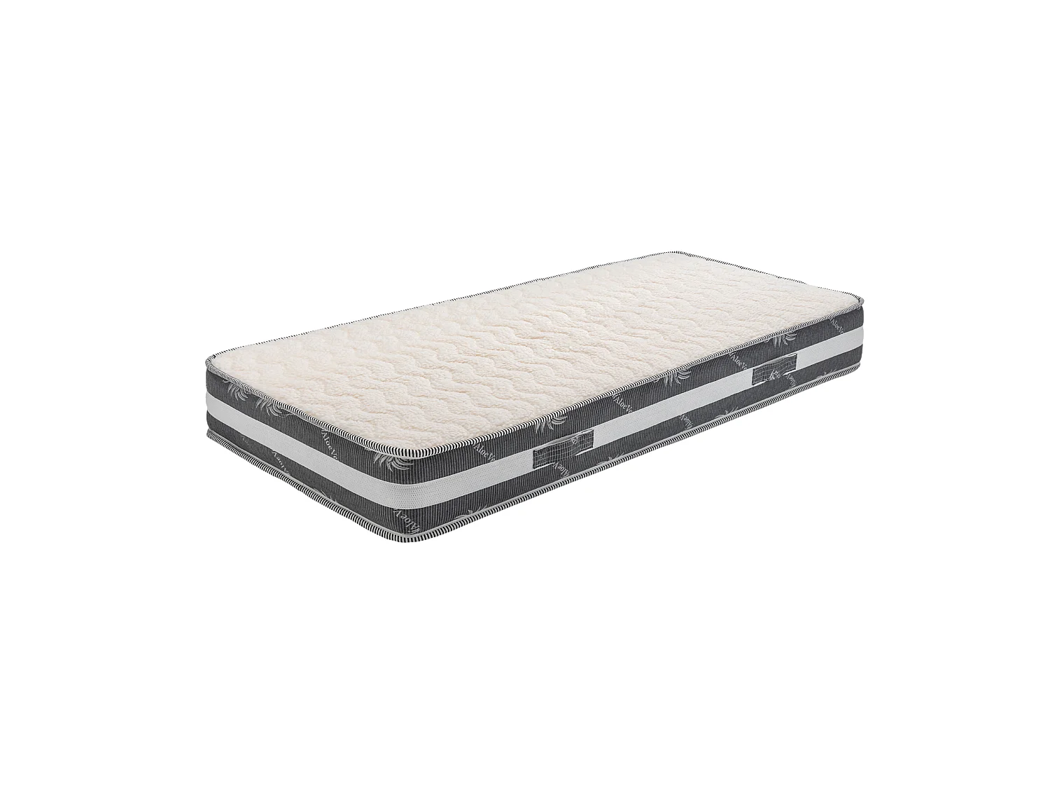 Matelas  80x200 x 22 cm + Oreiller Mémoire + Alèse - Ferme - Face Hiver Laine - ame rembourrage 100 % polesther - âme 10