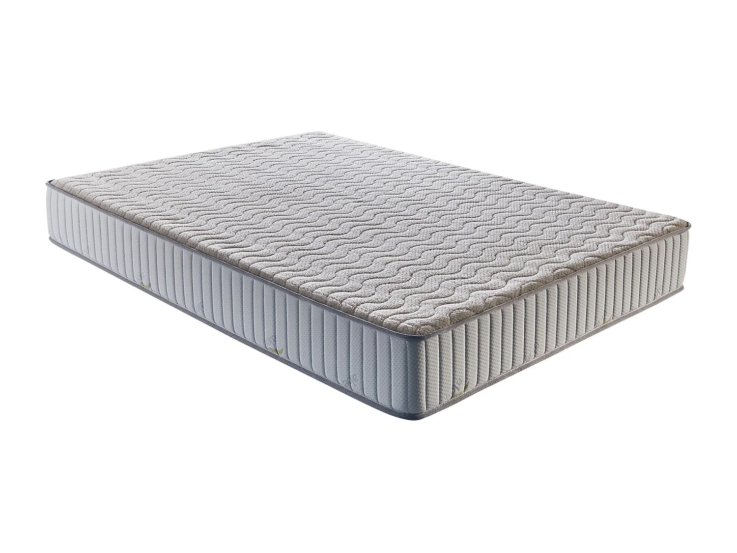 Matelas  120x190 x 22 cm - Ferme - Face Hiver Laine - ame rembourrage 100 % polesther - âme 100 % polyuréthane poli latt