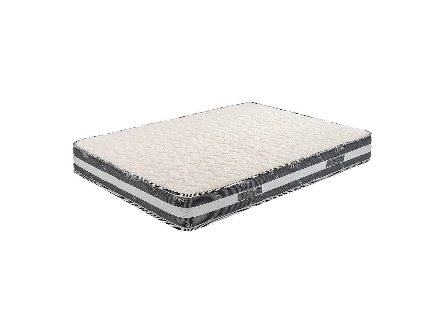 Matelas  140x190 x 22 cm + Oreiller Mémoire + Alèse - Très Ferme - Face Hiver Laine - ame rembourrage 100 % polesther -
