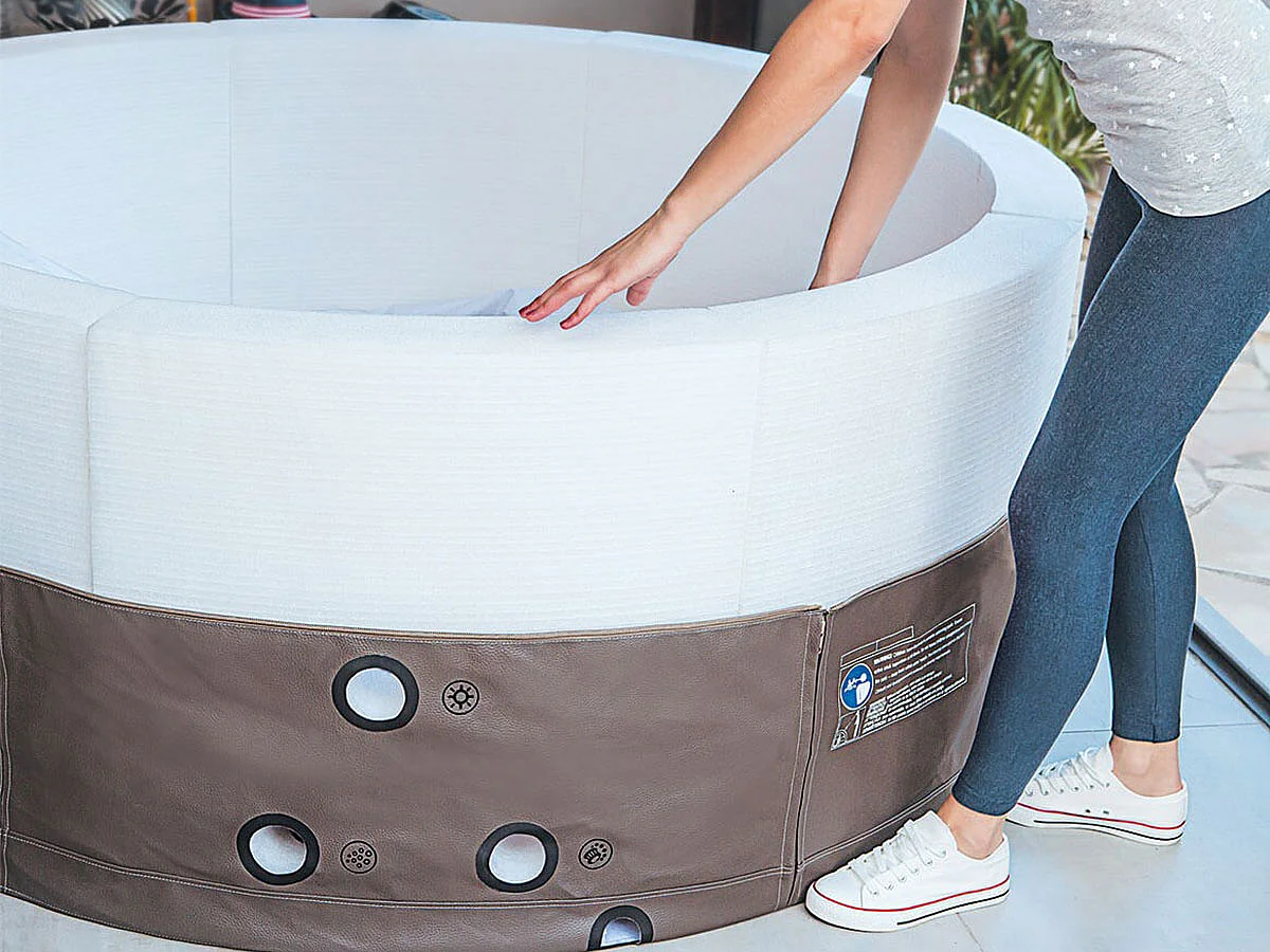 Spa portable semi-rigide Vita Premium rond Bulles 4-6 places - Netspa