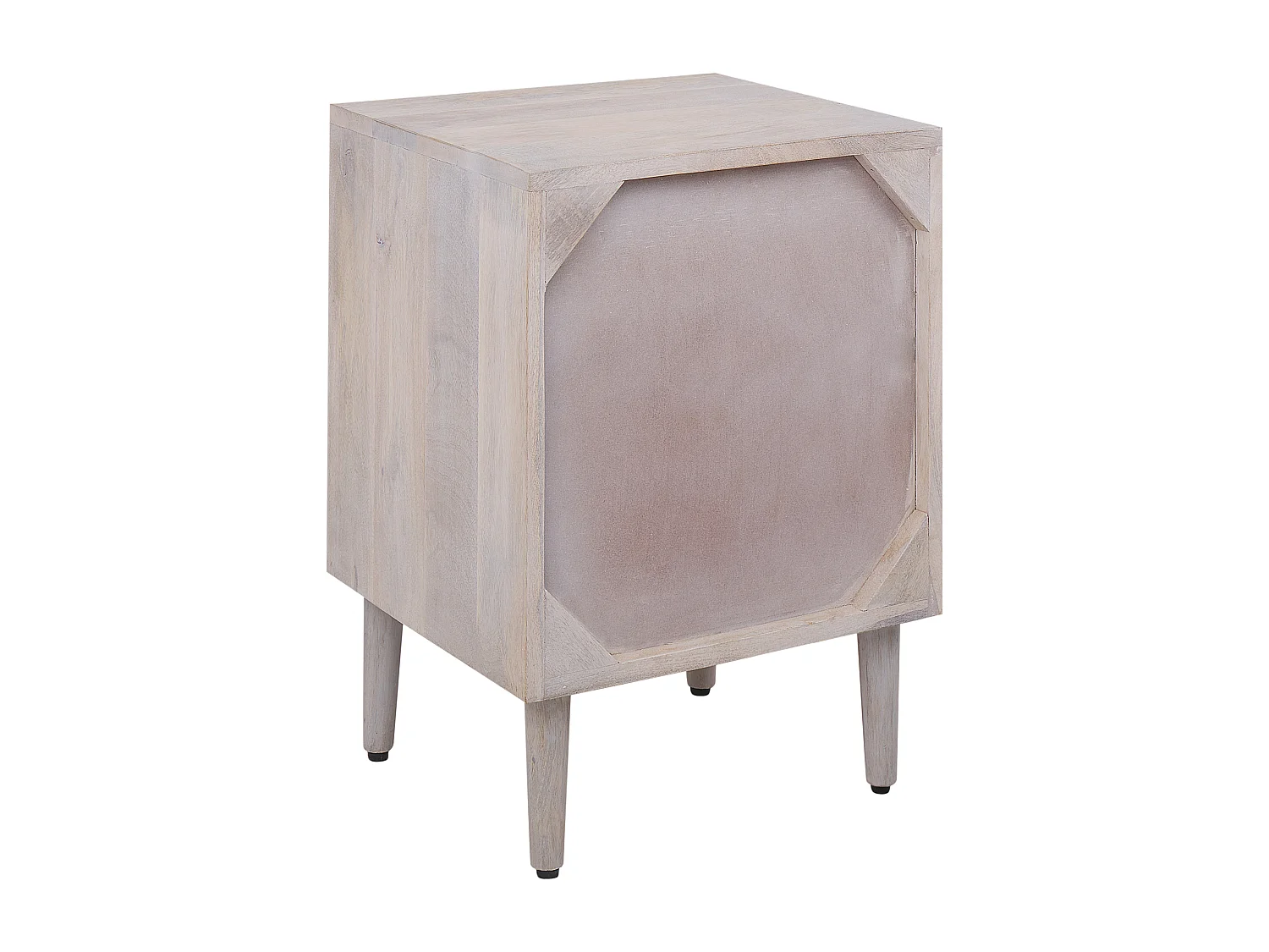 Nachtkastje mangohout wit MARIETTA