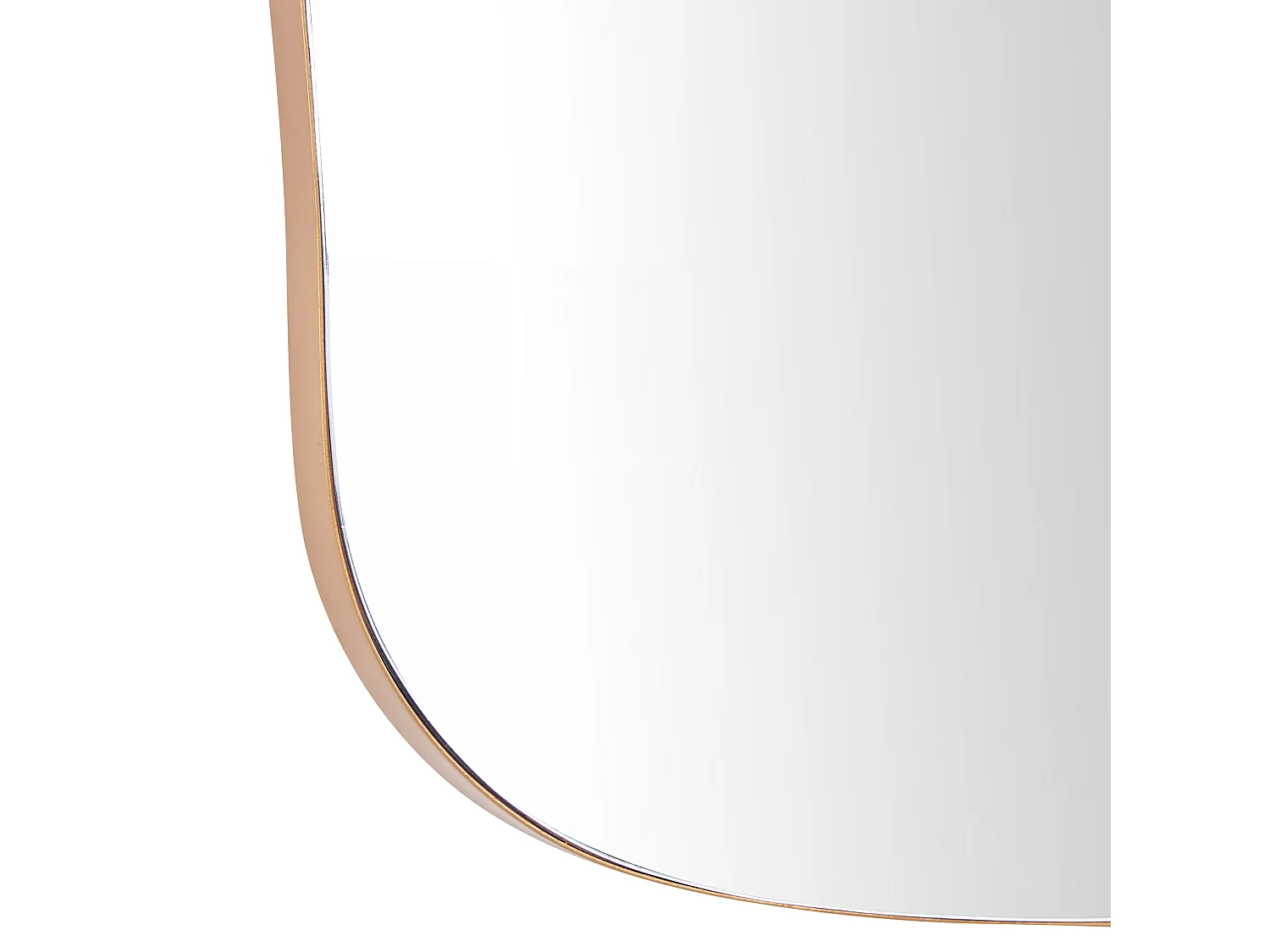 Wandspiegel PUTEAUX 70 cm 92 cm Metall Gold