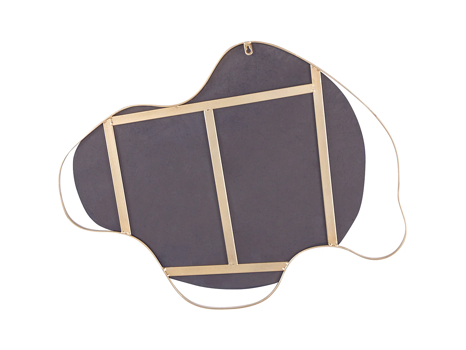 Wandspiegel MELUN 77 cm 59 cm Metaal Goud