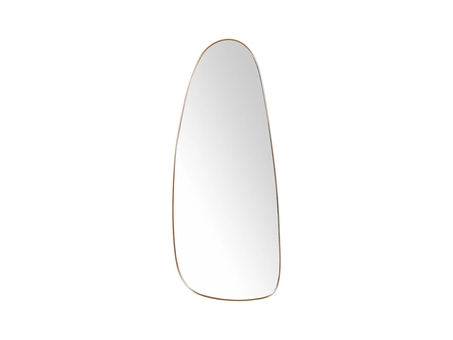 Miroir CERGY 39 cm 95 cm Métal Doré