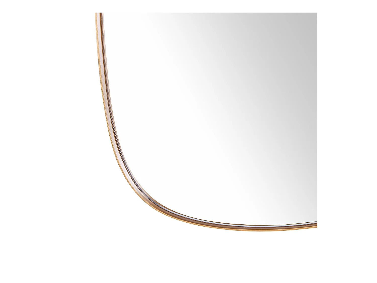 Wandspiegel CERGY 39 cm 95 cm Metaal Goud