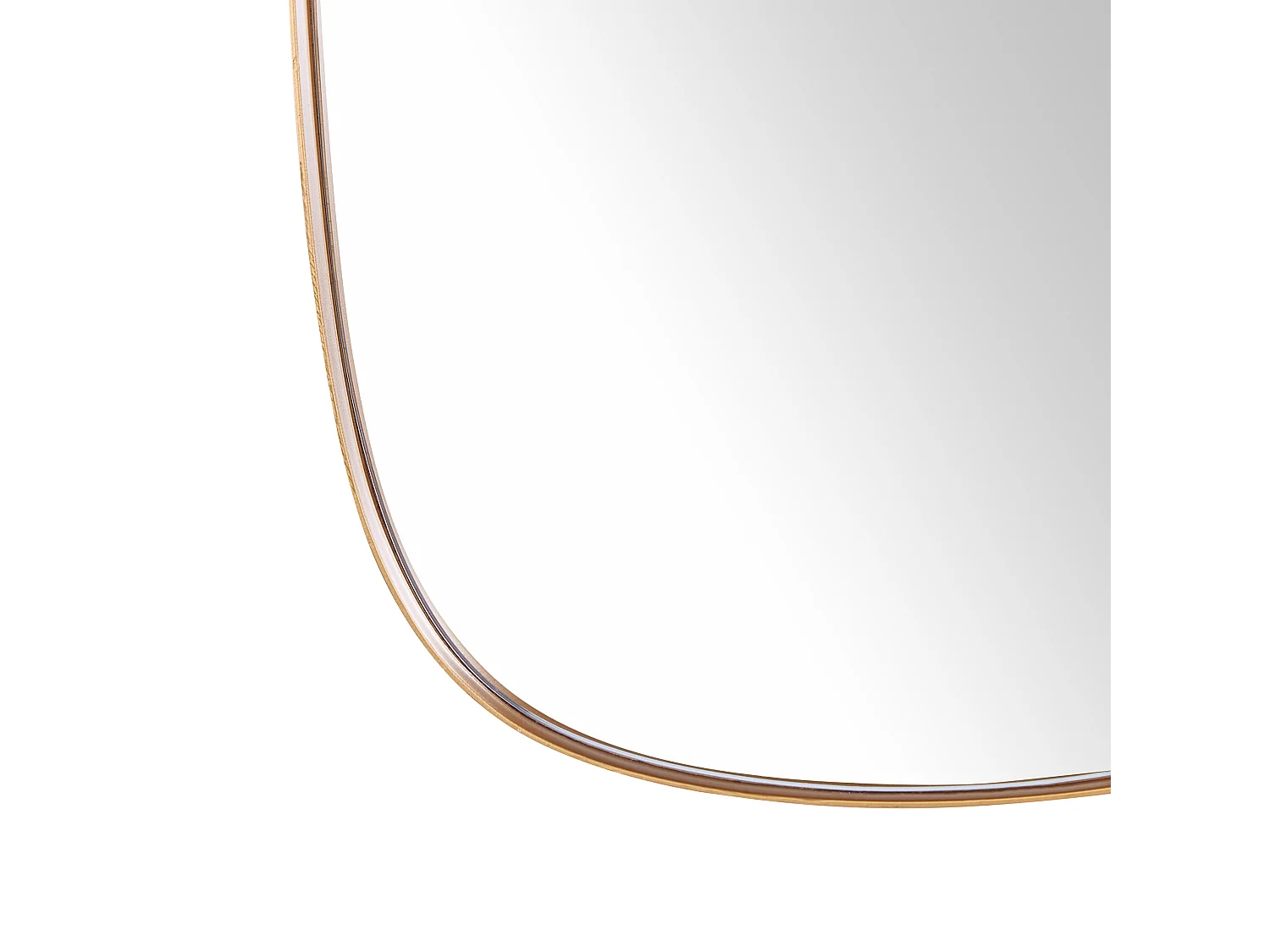 Miroir CERGY 39 cm 95 cm Métal Doré