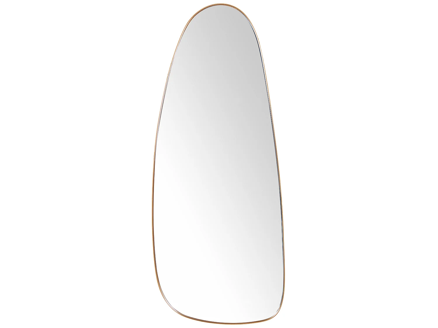 Wall Mirror CERGY 39 cm 95 cm Metal Gold