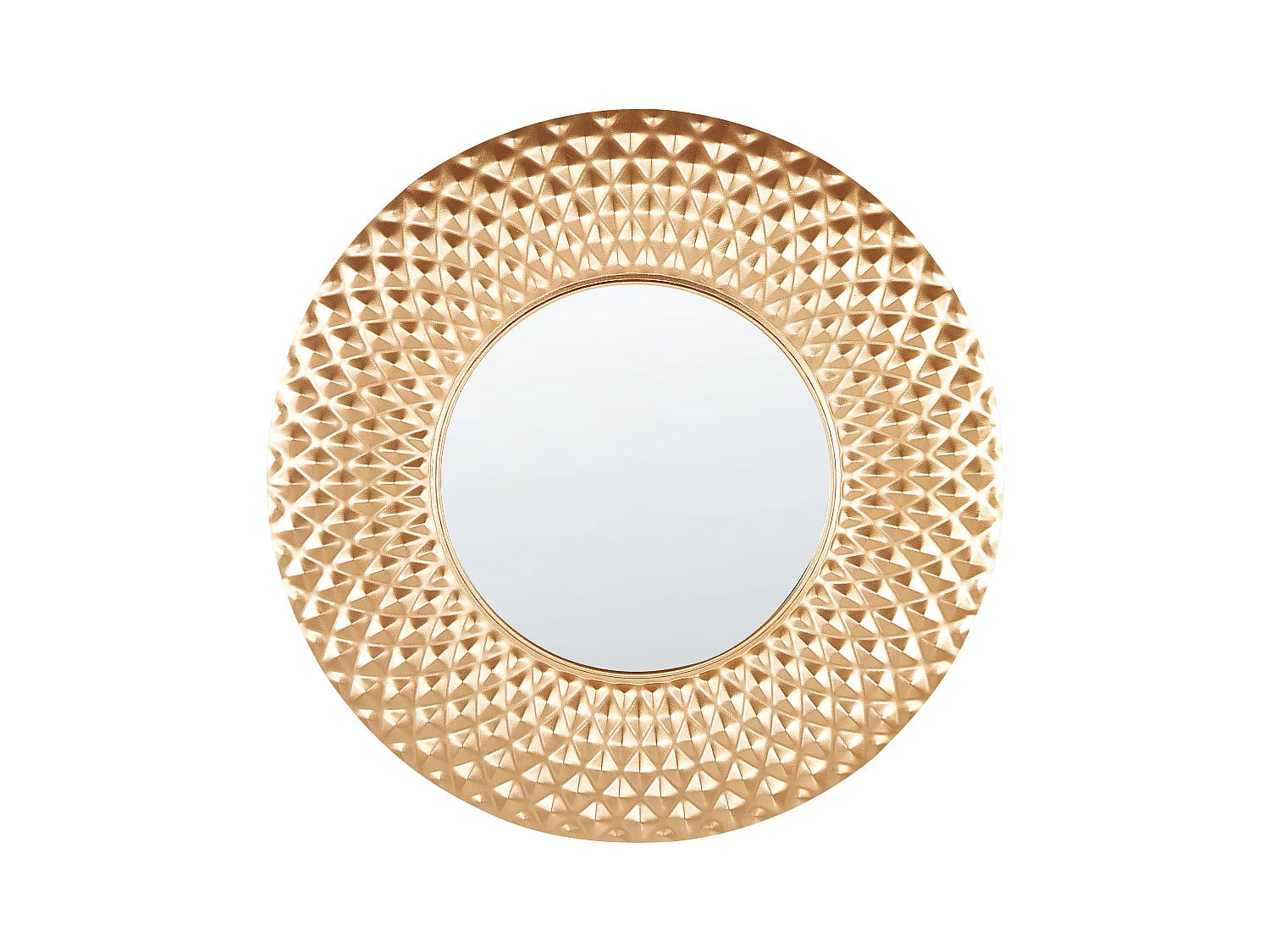 Miroir COMBE 60 cm 60 cm Métal Doré