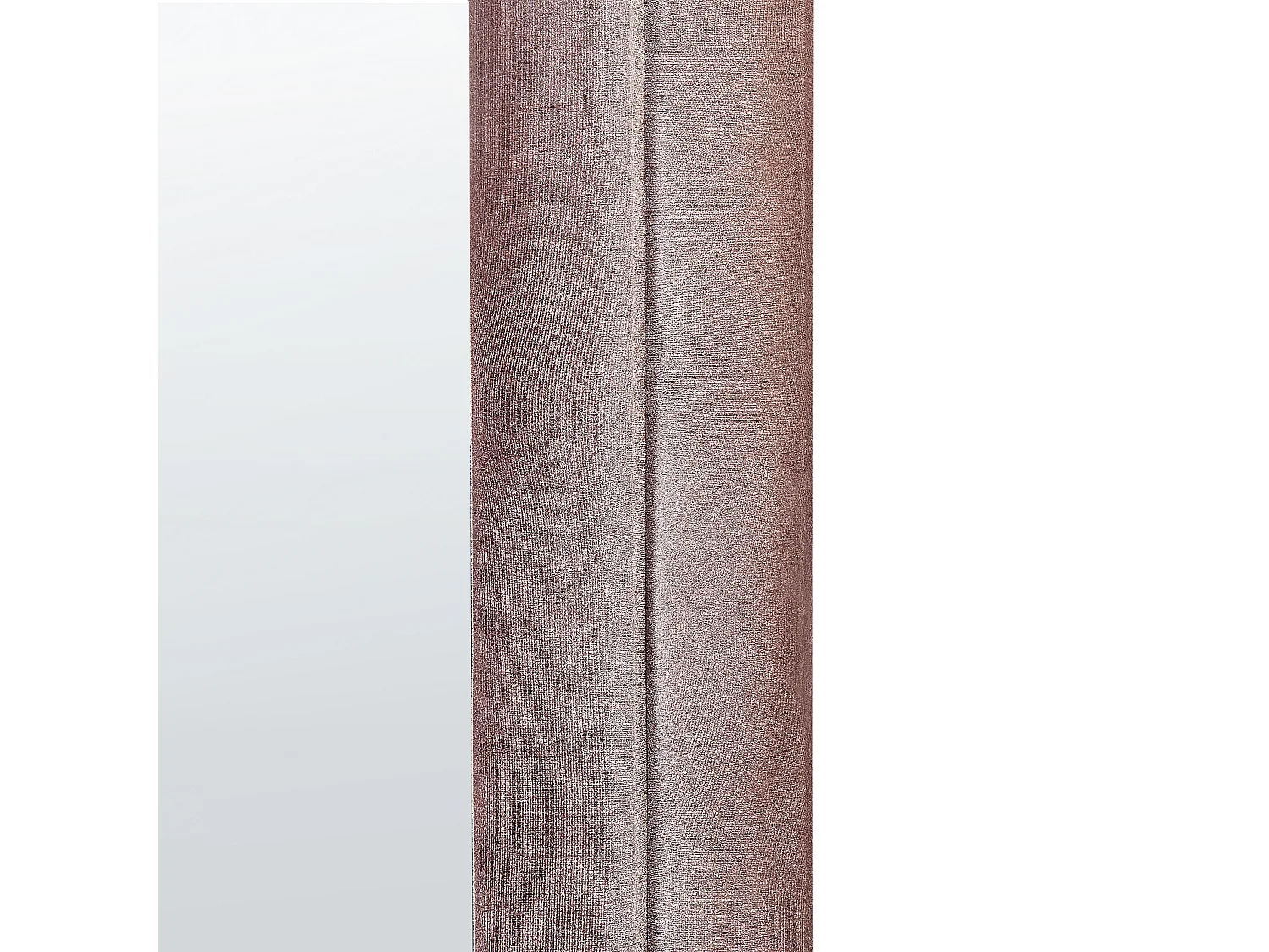 Miroir CULAN 60 cm 160 cm Velours Rose