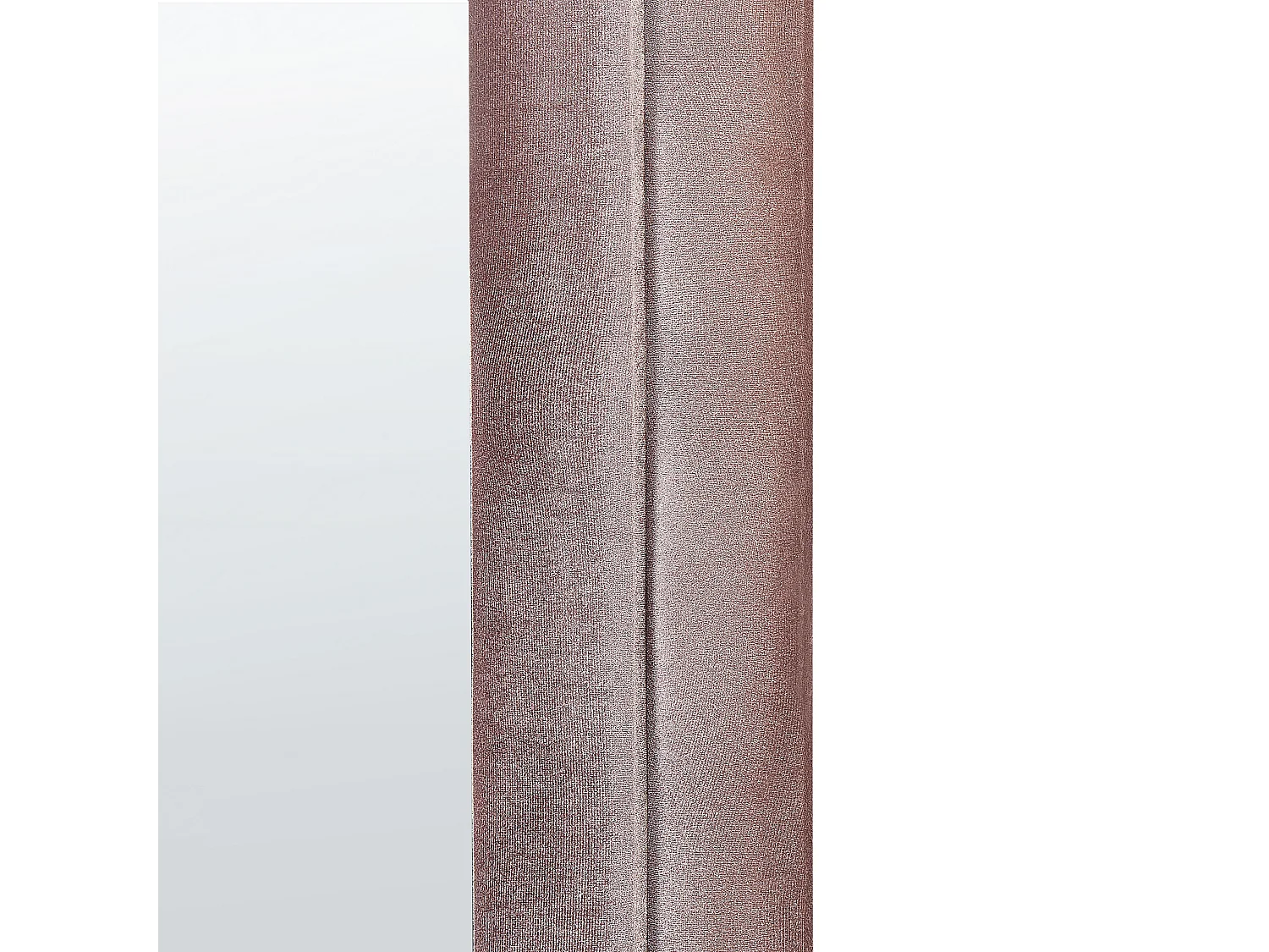 Miroir CULAN 60 cm 160 cm Velours Rose