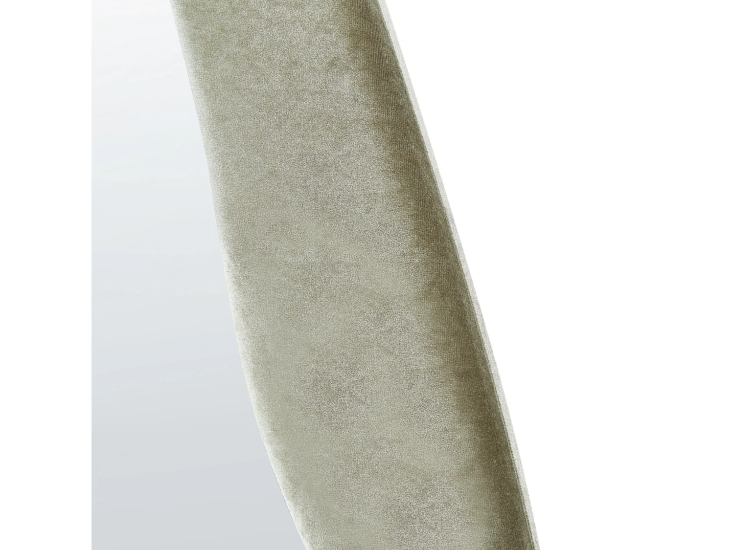 Wandspiegel REIGNY 57 cm 160 cm Samtstoff Olivgrün