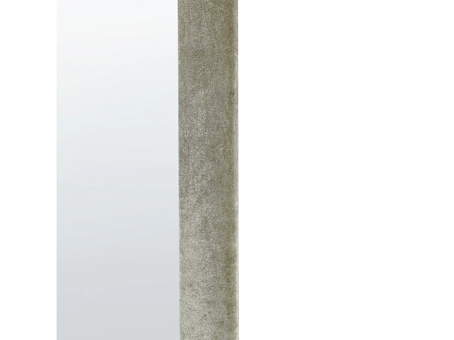 Specchio HURIEL 60 cm 90 cm Velluto Verde oliva