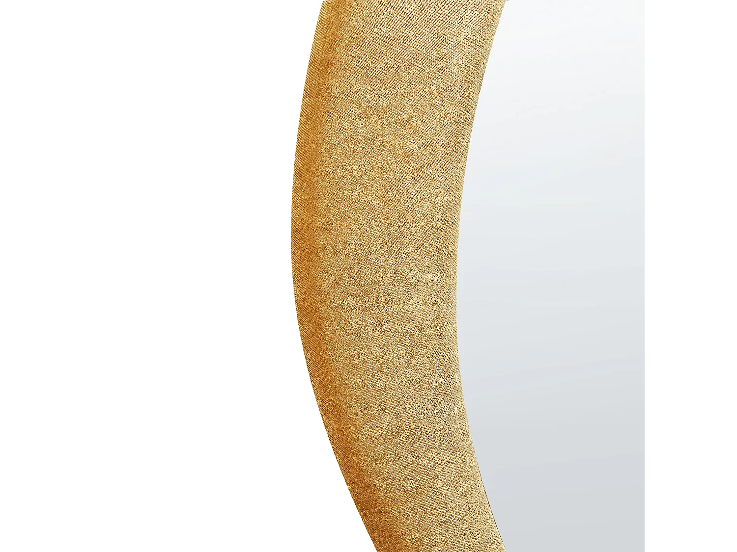 Miroir VENAS 61 cm 91 cm Velours Moutarde