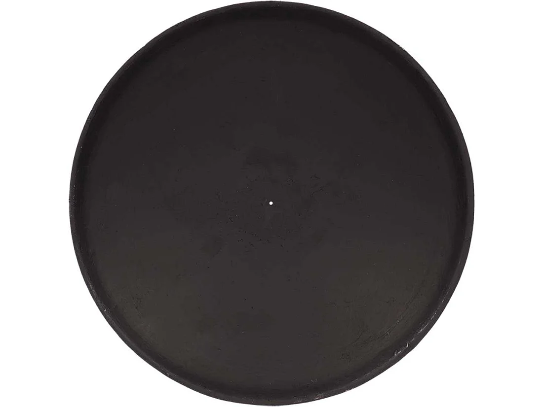 Brasero en fonte et granit Anneau 59.6 x 26.5 cm