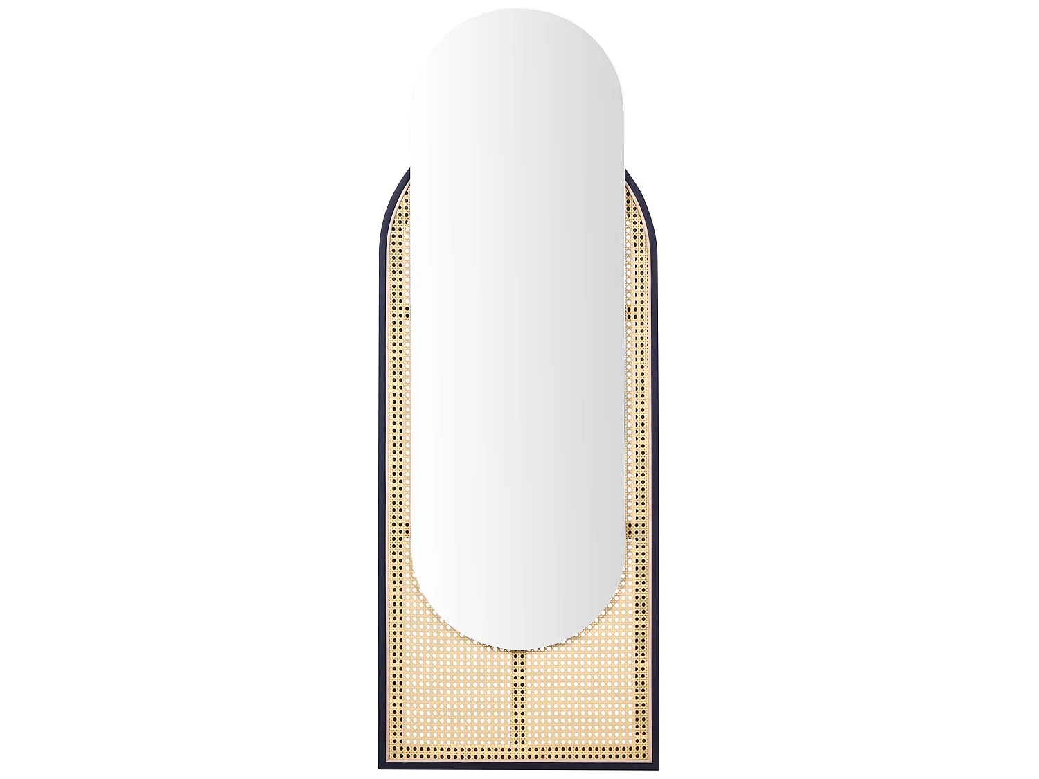 Miroir NEVERS 53 cm 143 cm Rotin Naturel