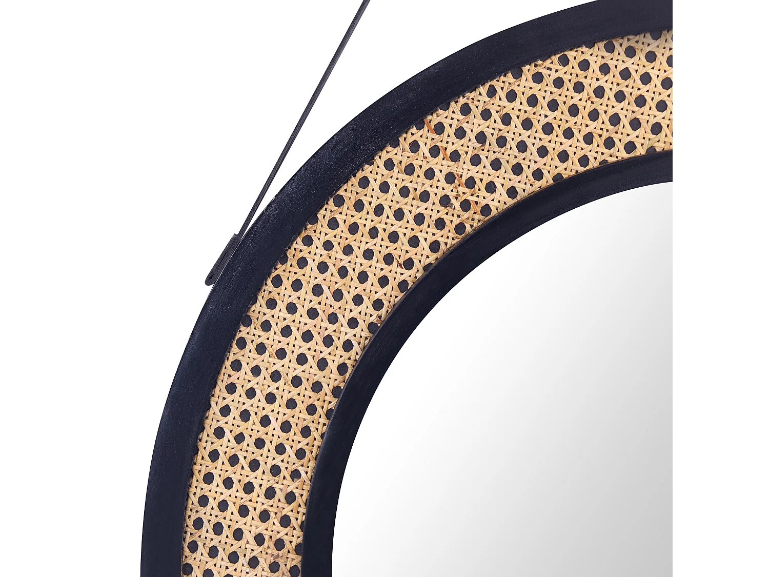 Wandspiegel CAMBRAI 70 cm 104 cm Rotan Natuurlijk