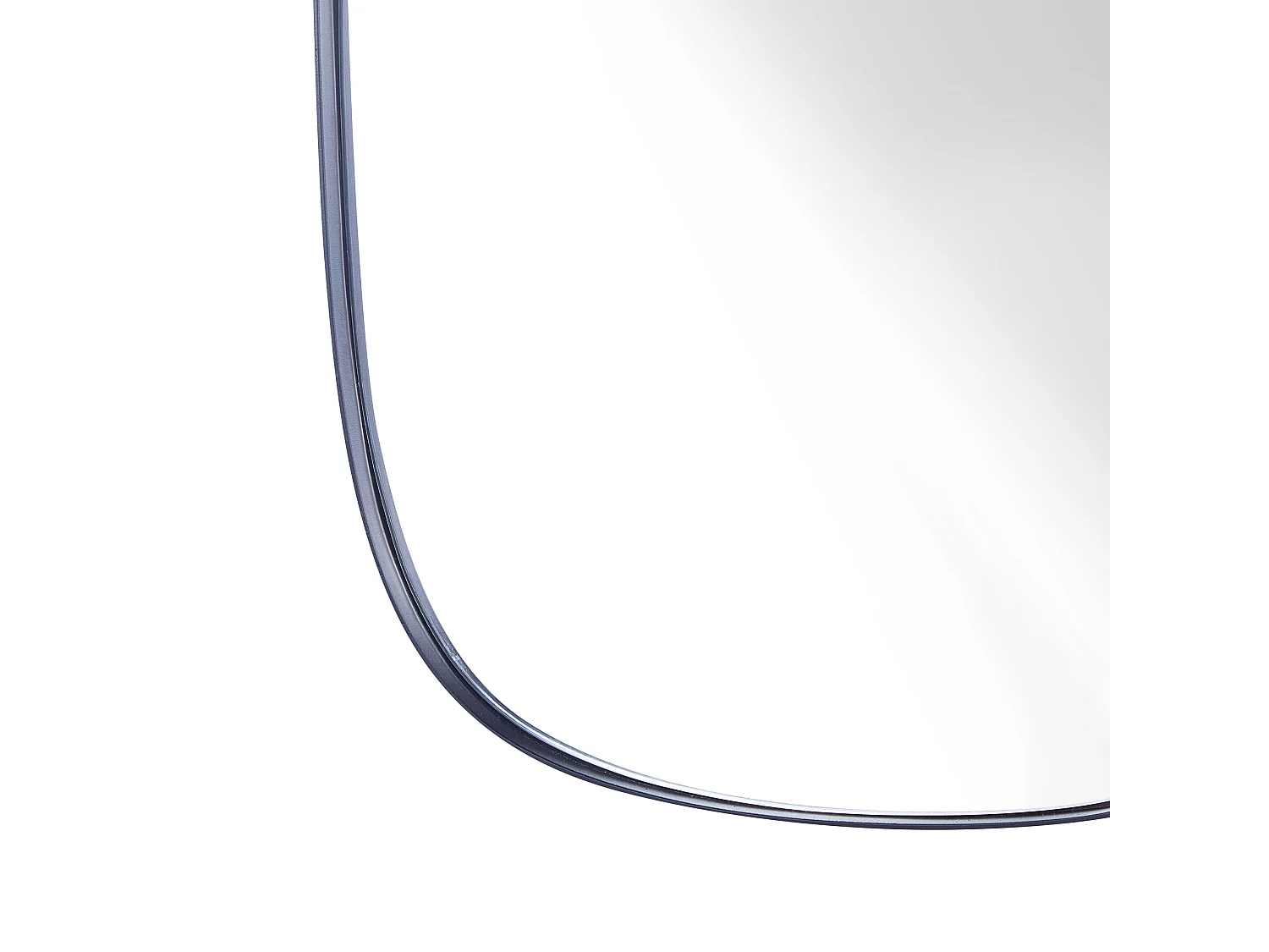 Espejo CERGY 39 cm 95 cm Metal Negro