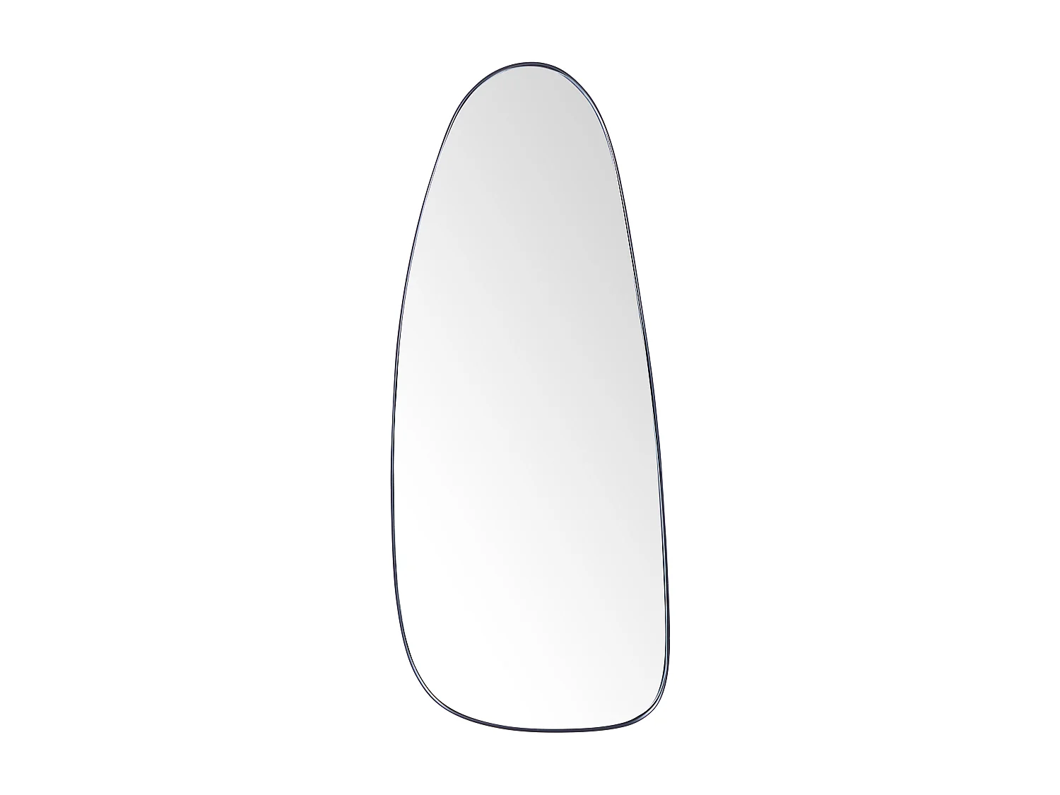 Espelho CERGY 39 cm 95 cm Metal Preto