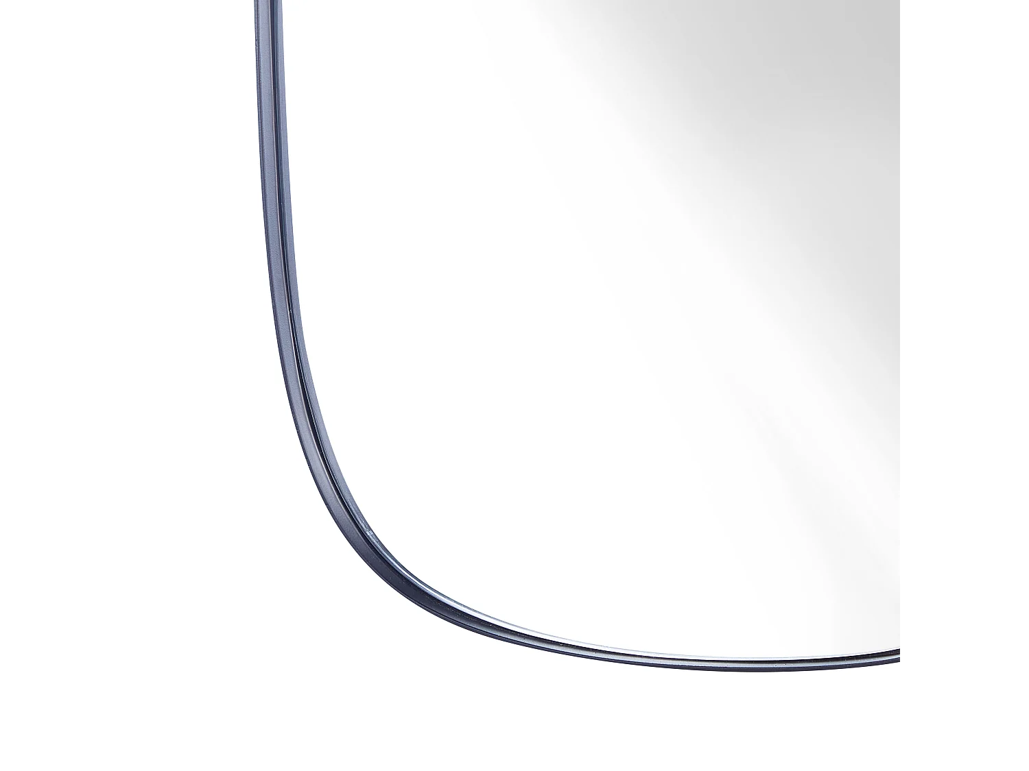 Espelho CERGY 39 cm 95 cm Metal Preto