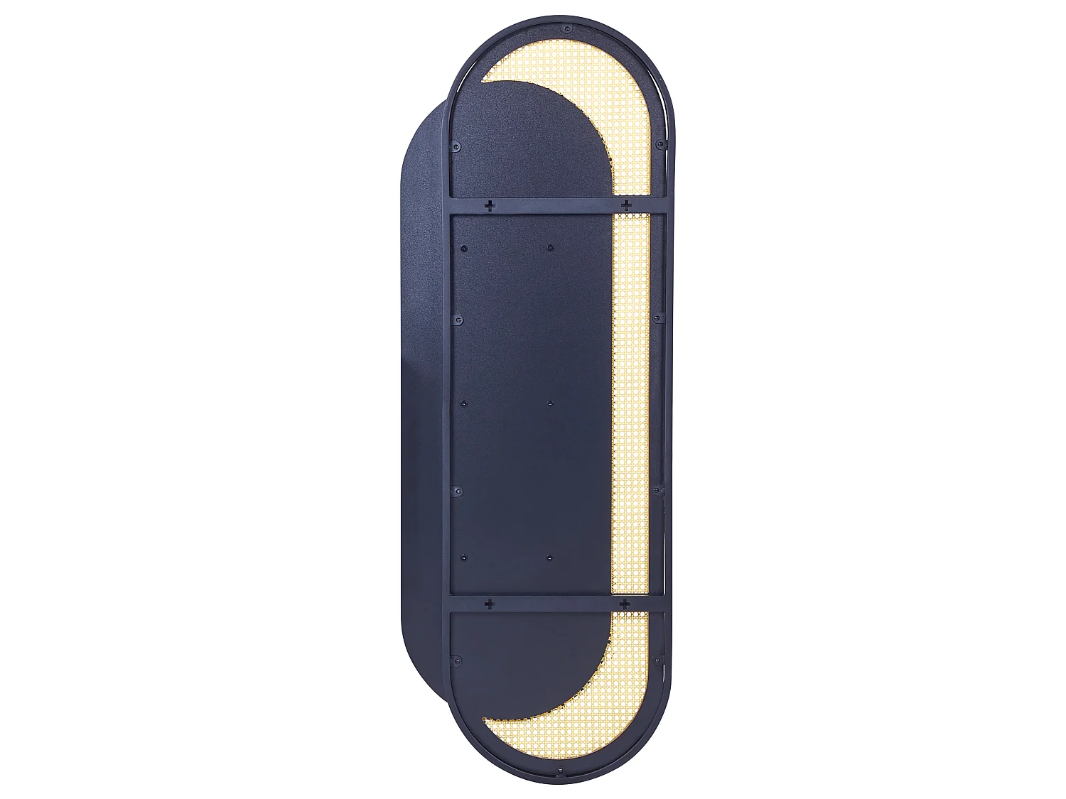 Wall Mirror CREIL 51 cm 143 cm PE Rattan Natural