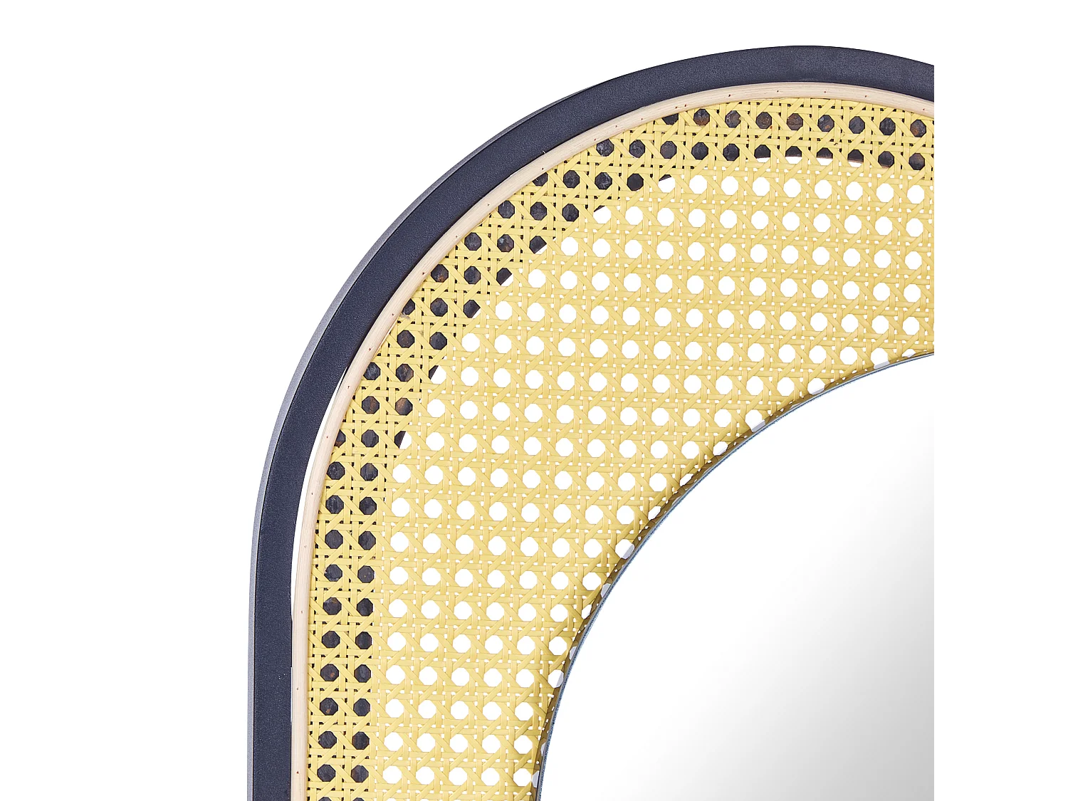 Wall Mirror CREIL 51 cm 143 cm PE Rattan Natural