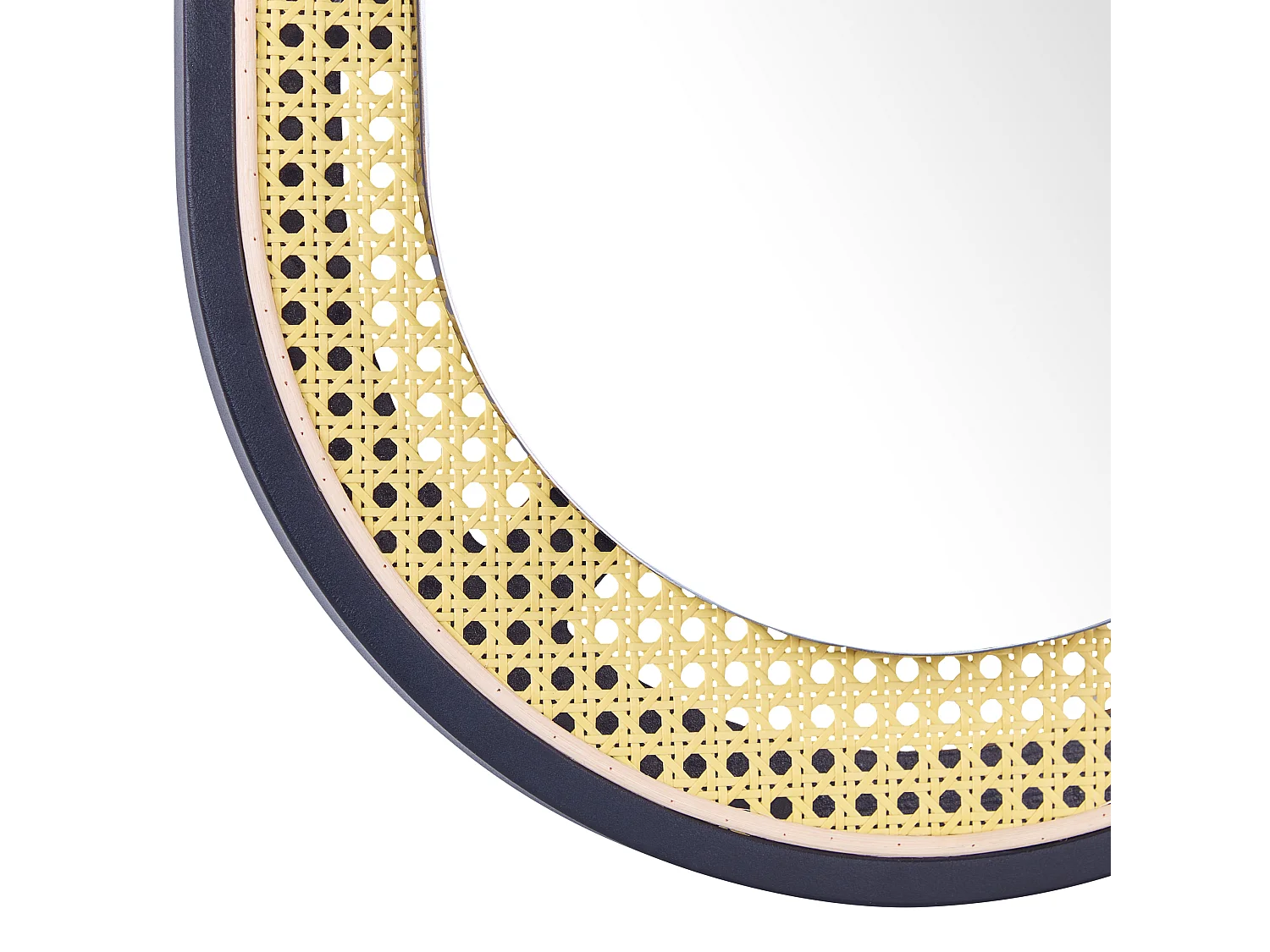 Wandspiegel STAINS 43 cm 75 cm Rotan Natuurlijk