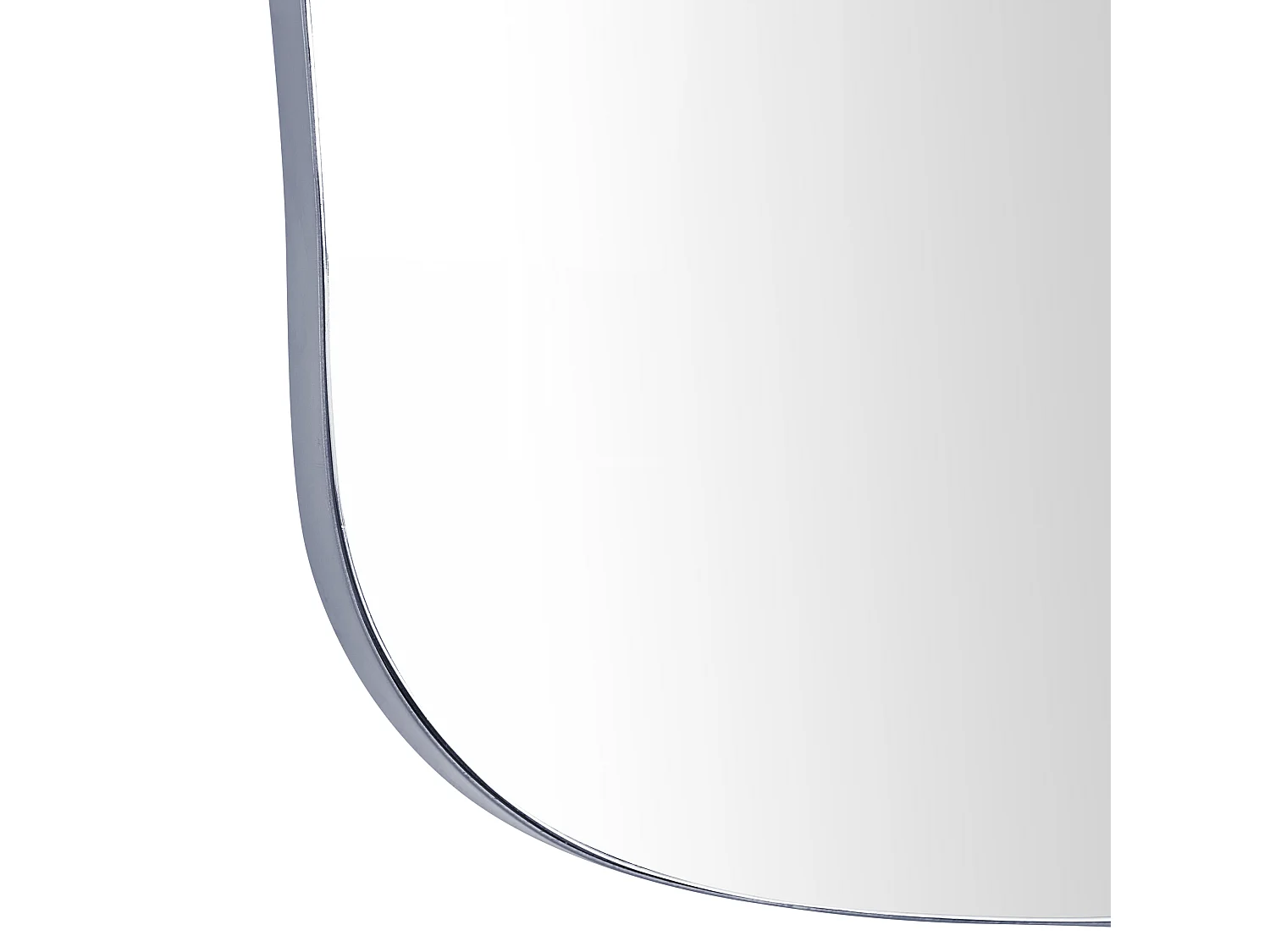 Miroir PUTEAUX 70 cm 92 cm Métal Noir