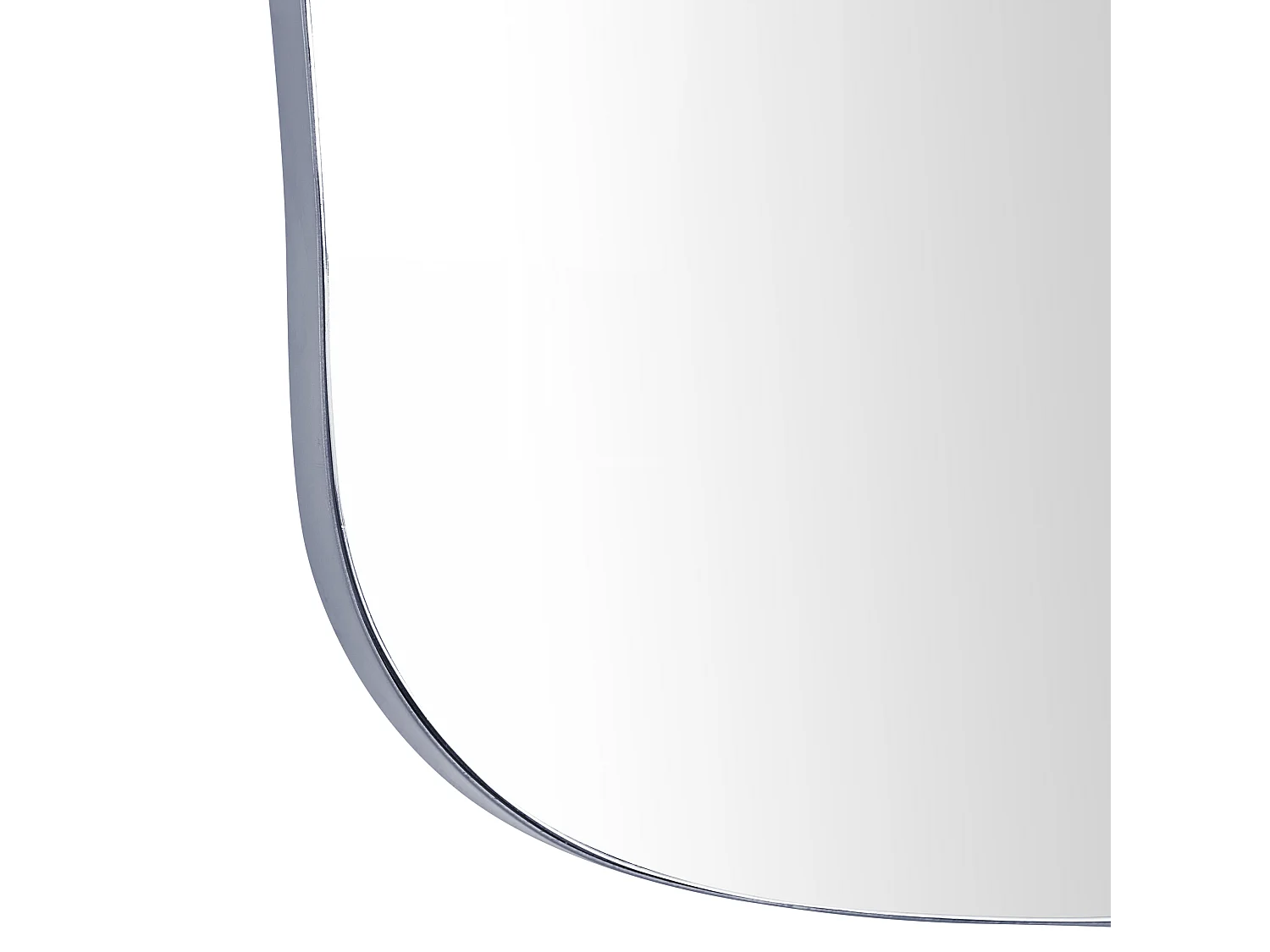 Wandspiegel PUTEAUX 70 cm 92 cm Metaal Zwart