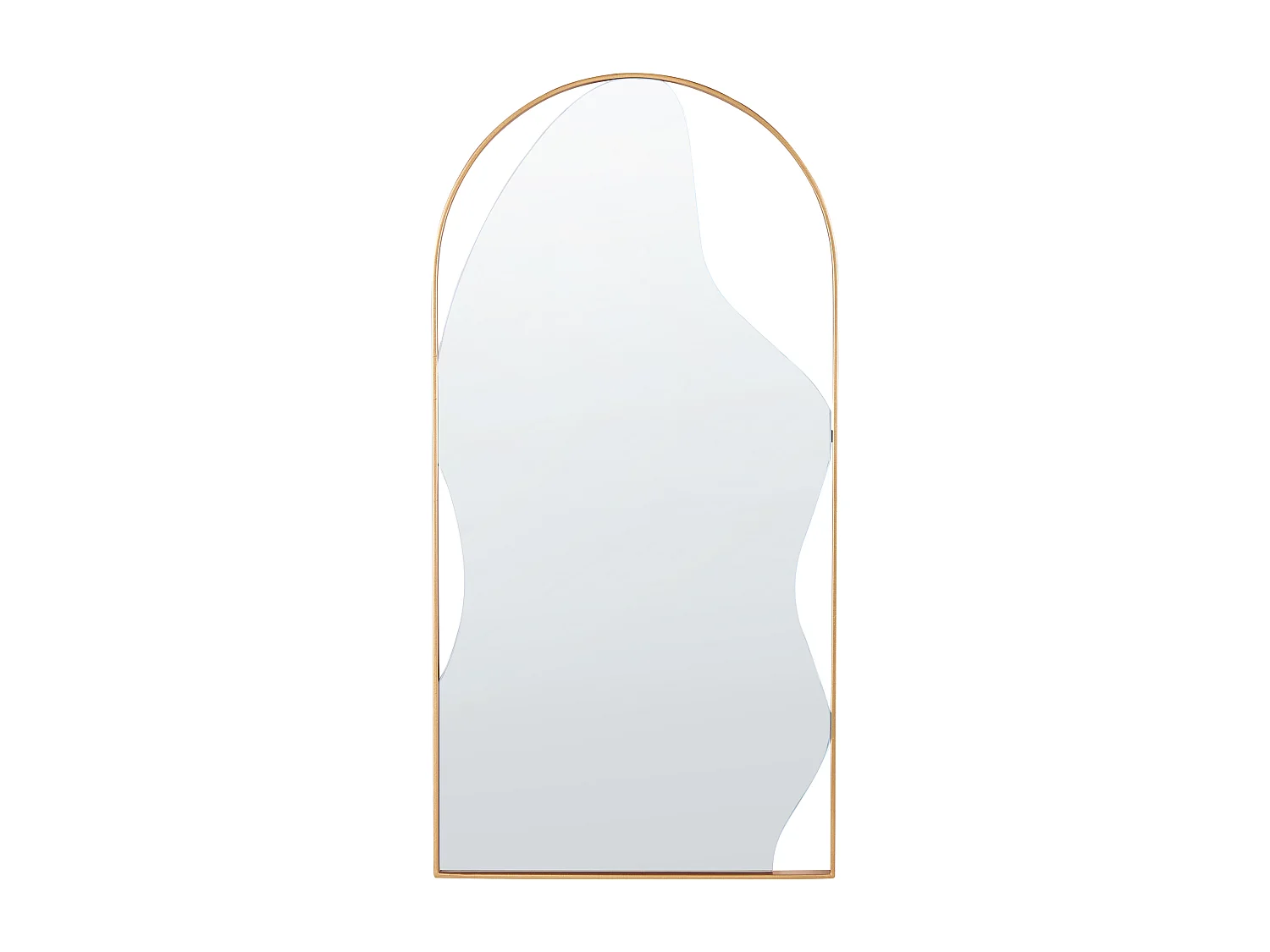 Wandspiegel COLOMBIER 41 cm 81 cm Metaal Goud