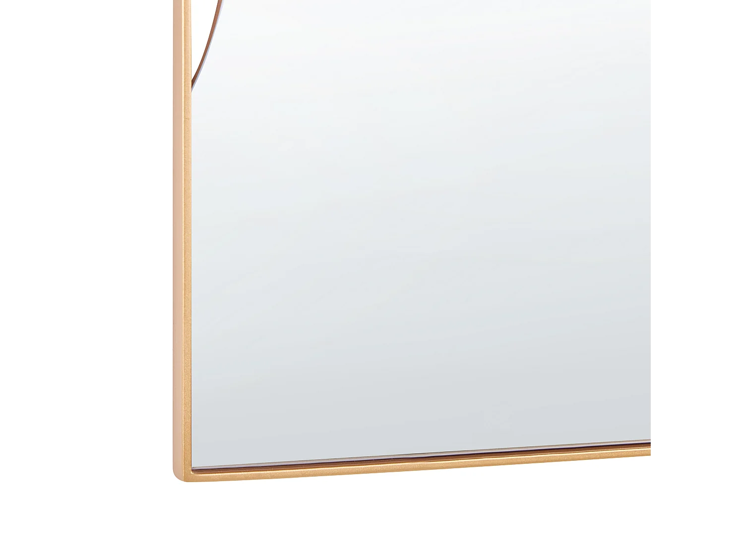 Miroir COLOMBIER 41 cm 81 cm Métal Doré