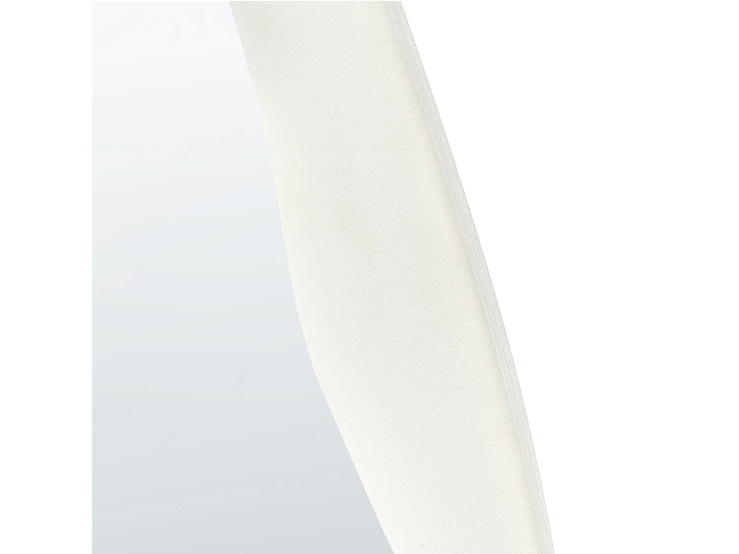 Espelho REIGNY 57 cm 160 cm Veludo Branco