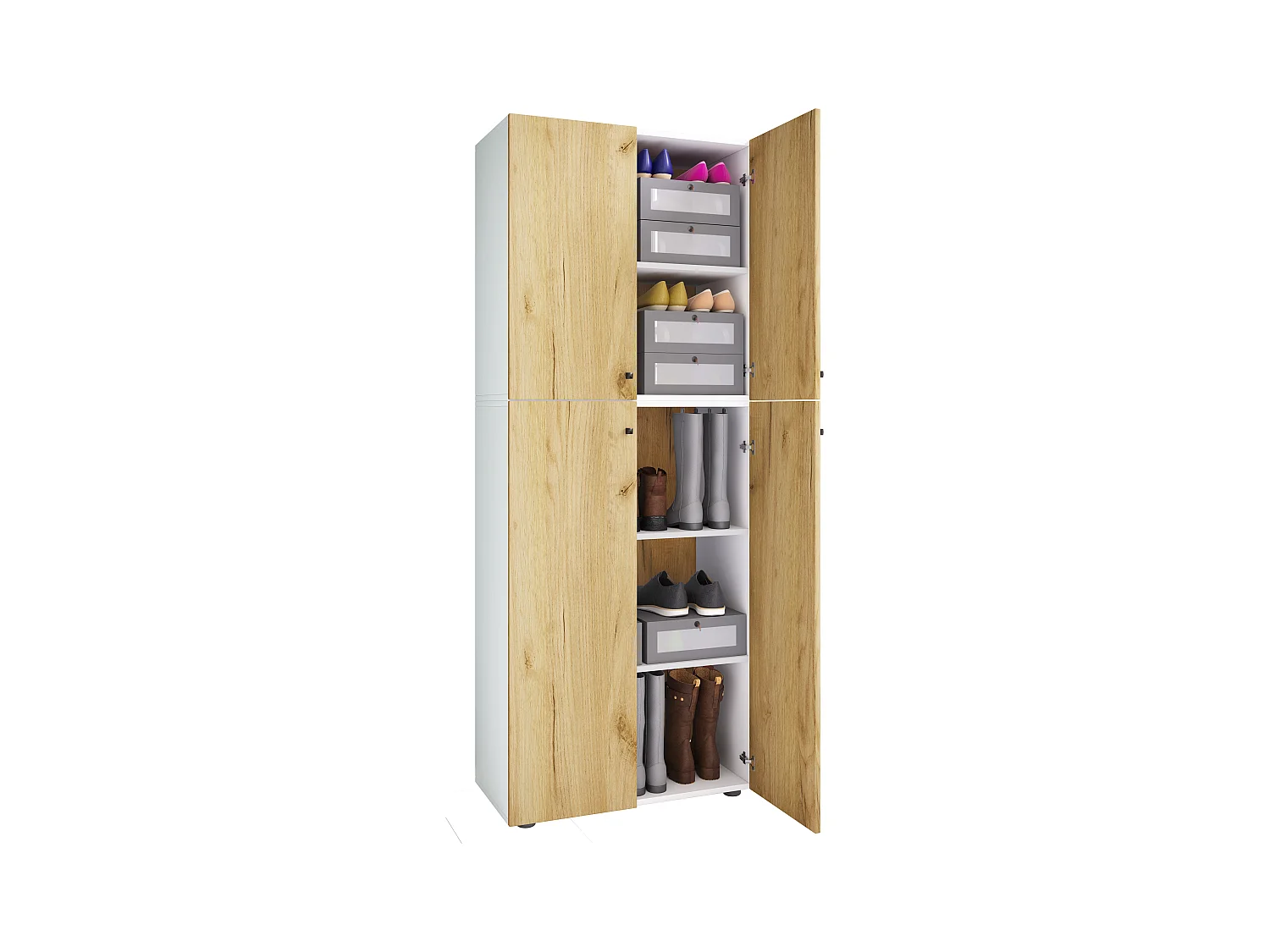Kleiderschrank Jugendschrank Lona Drehtüren