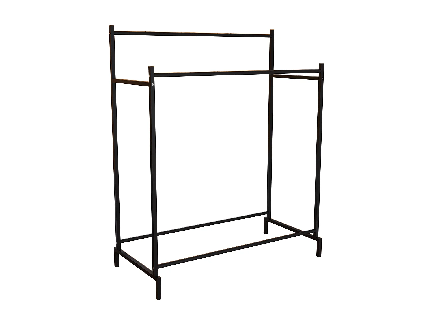 VCM metal roupeiro | closet aberto | walk-in | suporte para roupas | dimensões aprox. A. 136 x L. 103 x P. 52 cm- Labol L (Preto)