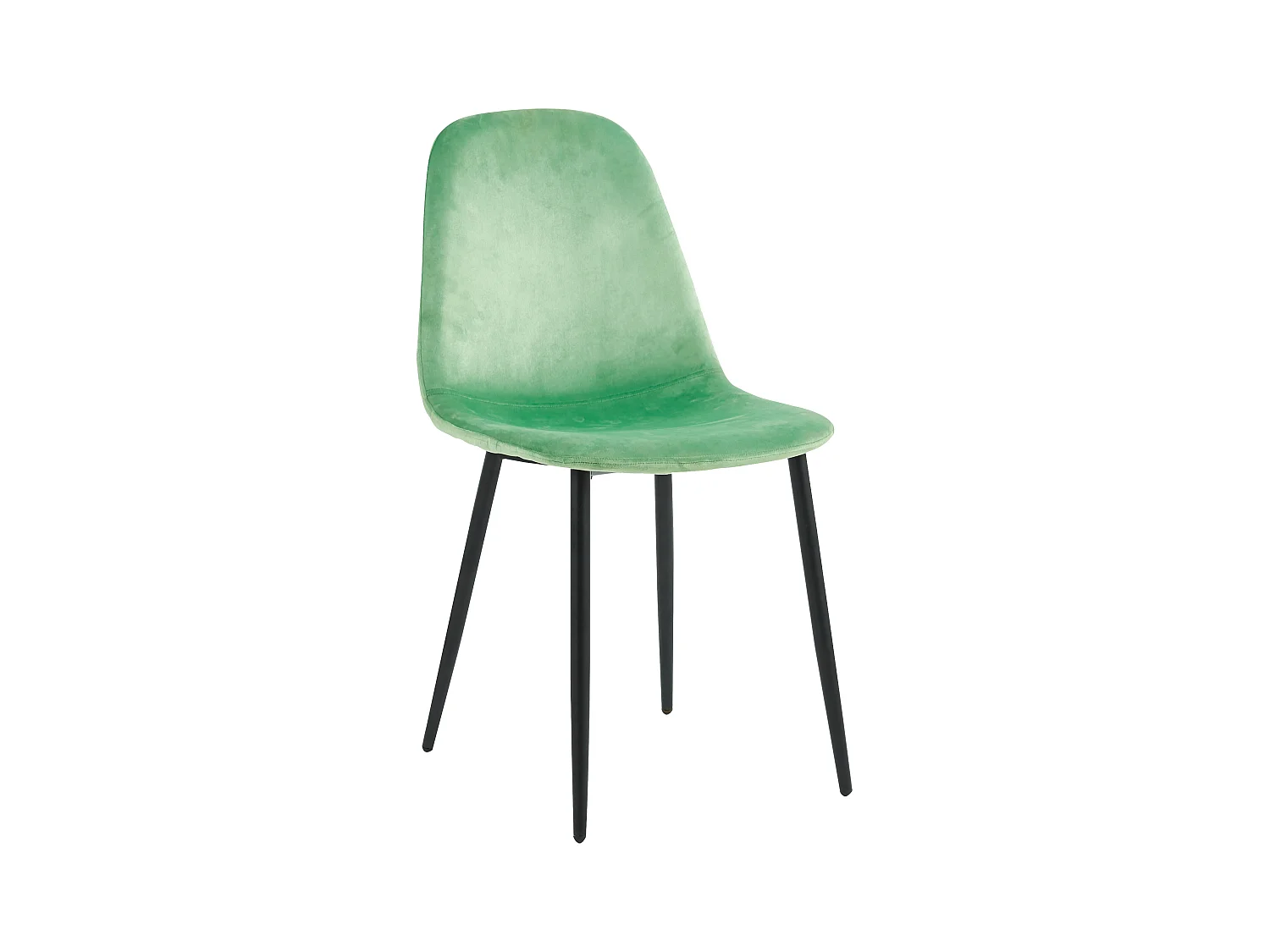 VCM 1 chaise de salle à manger scandinave chaise de cuisine rembourrée chaise de salle à manger table à manger dossier Fiolo (Mint)